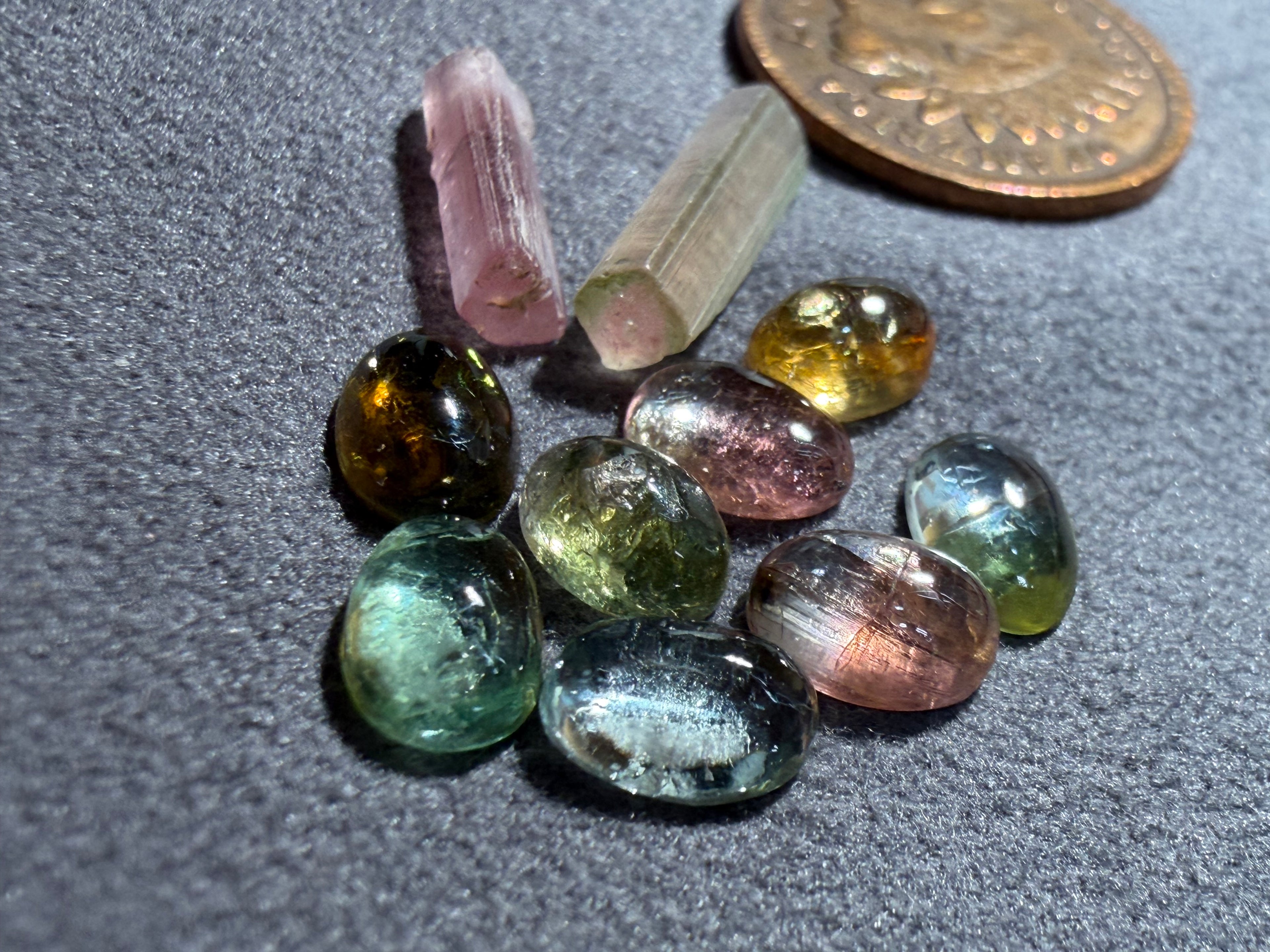 Stunning!! 10 Stones in this Lot of Tourmaline - On Sale!