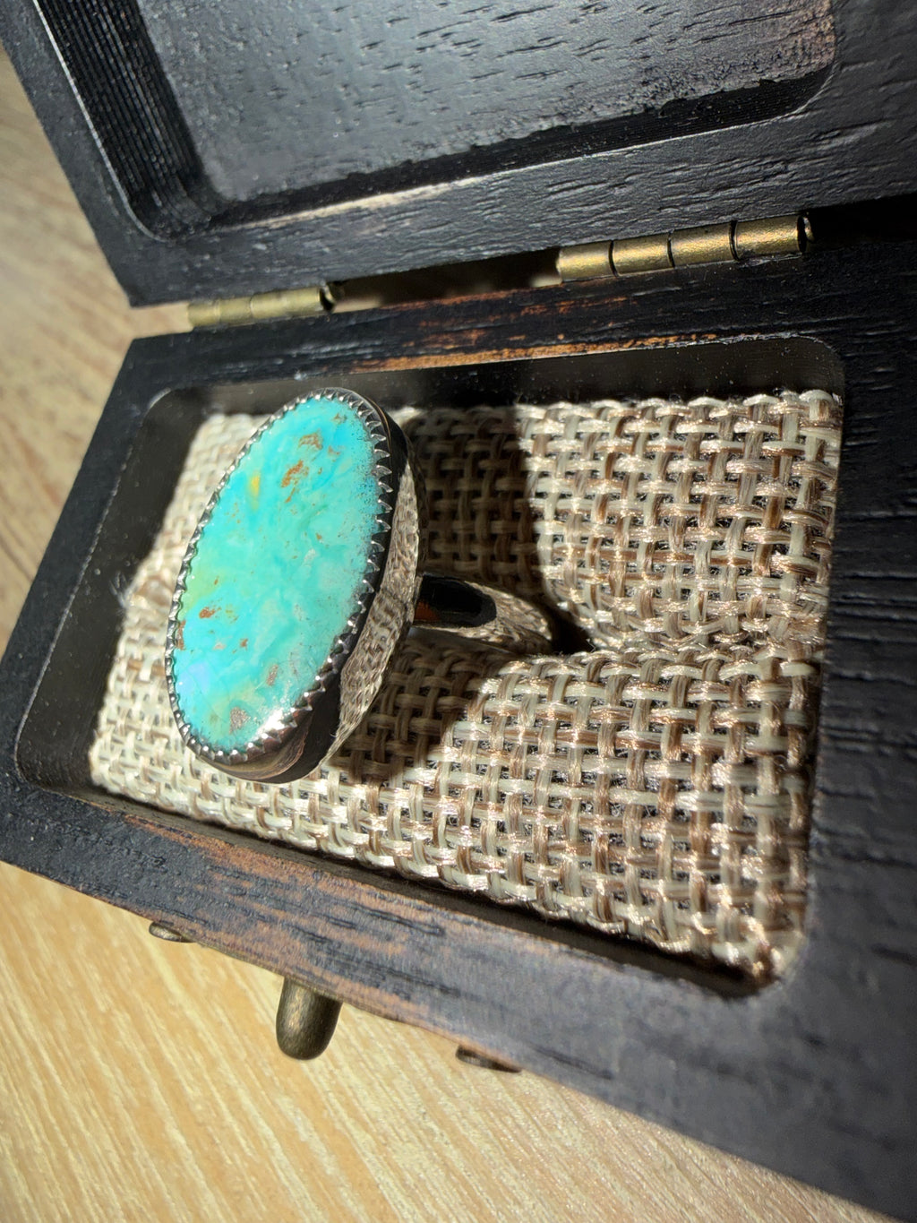 Natural Skyline Turquoise is Simply Stunning set in Sterling Silver!