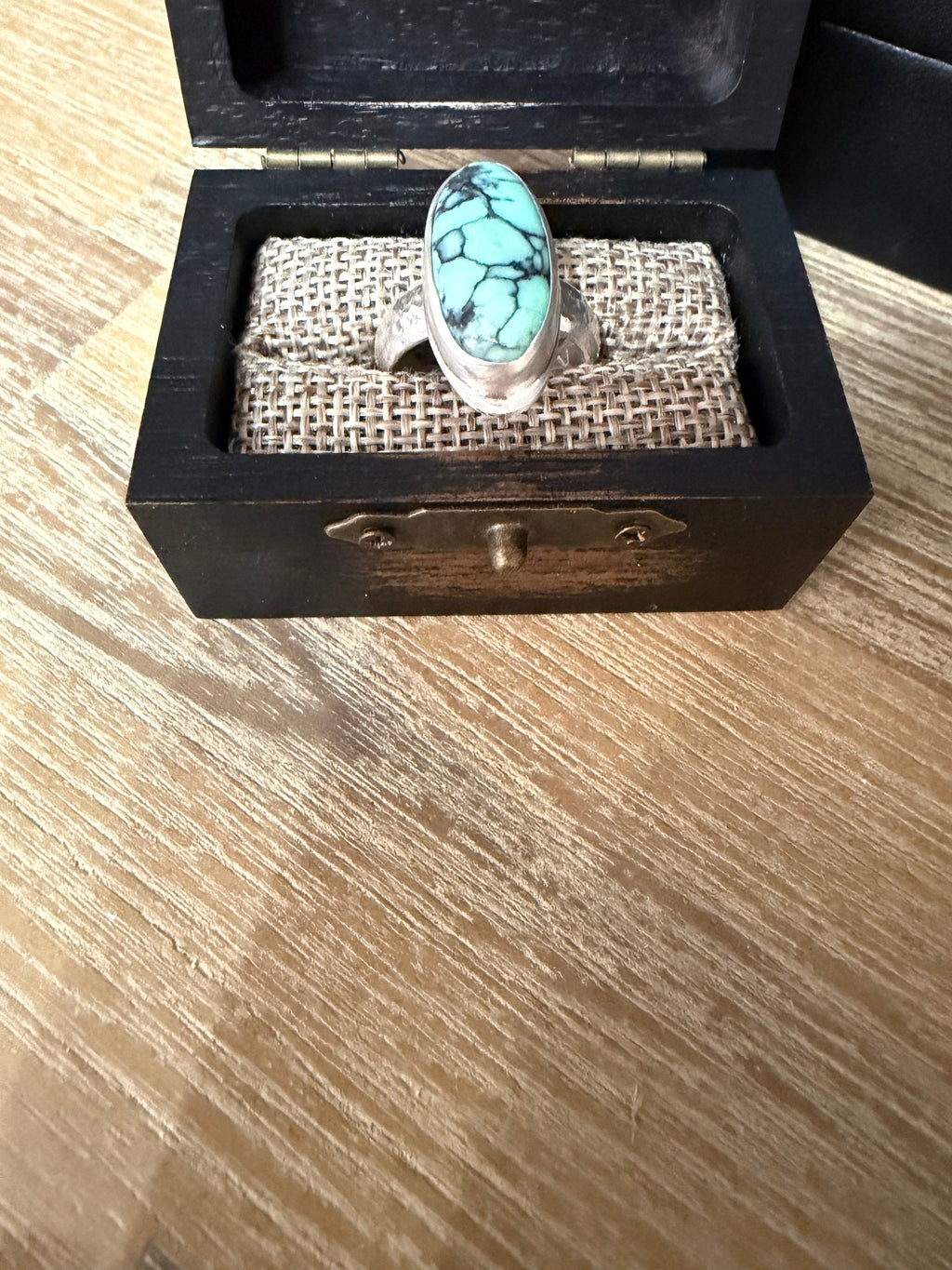 On Sale Now! Persian Variscite stone set in Sterling Silver! OH MY GAWD!!!