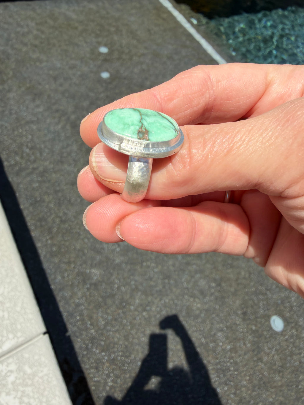NEW!! Just Added! Damale Variscite and Sterling Silver Ring!! Did you See it Yet?
