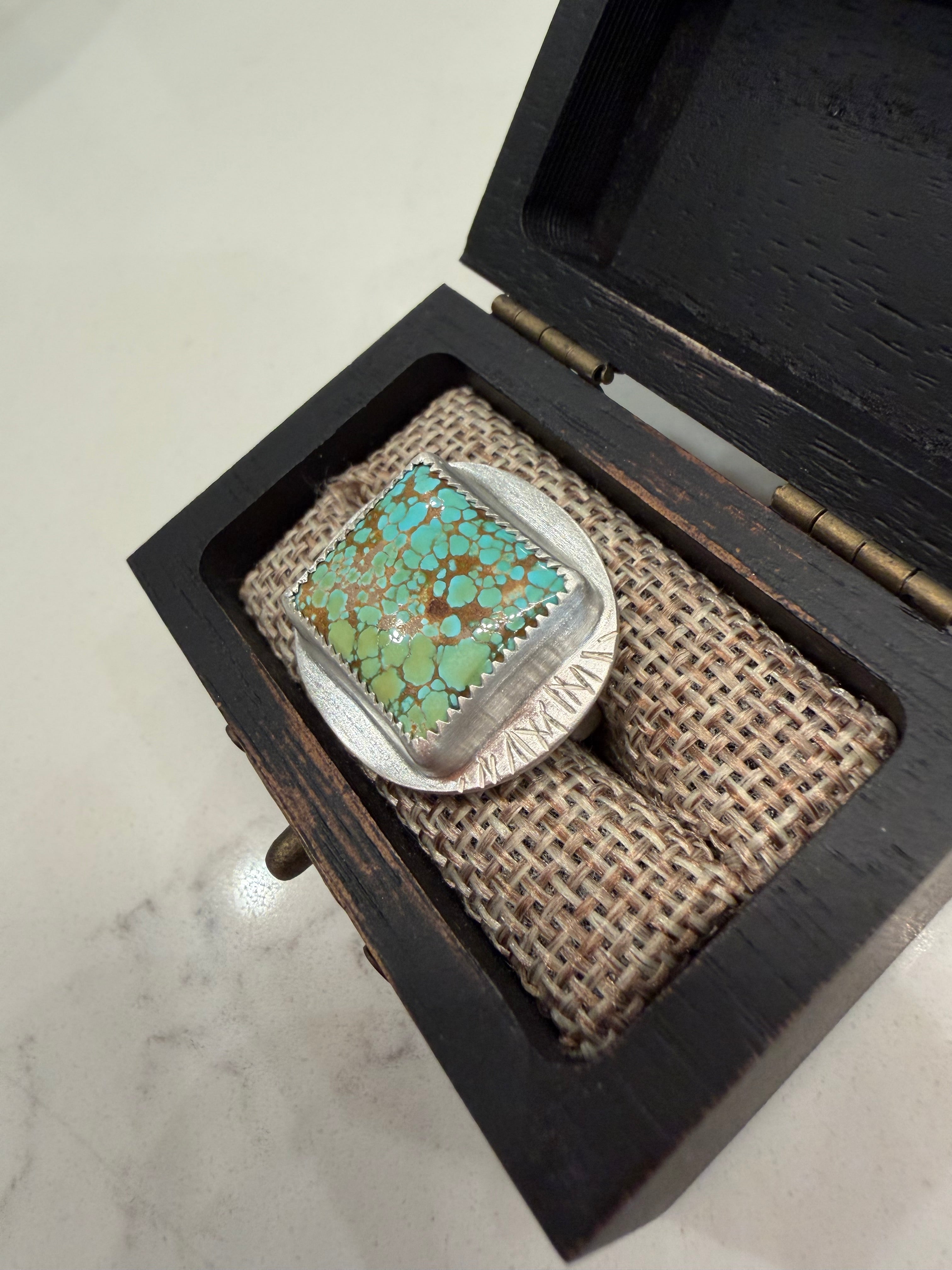 On Sale! Lone Peak Turquoise Ring! Size: 6.5!
