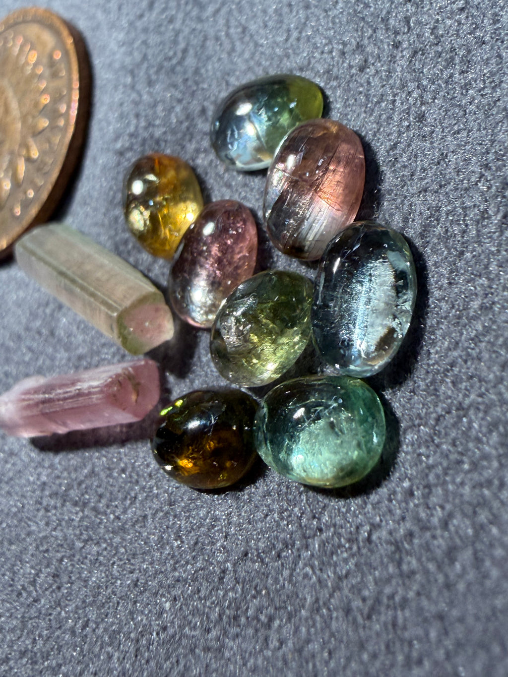 Stunning!! 10 Stones in this Lot of Tourmaline - On Sale!