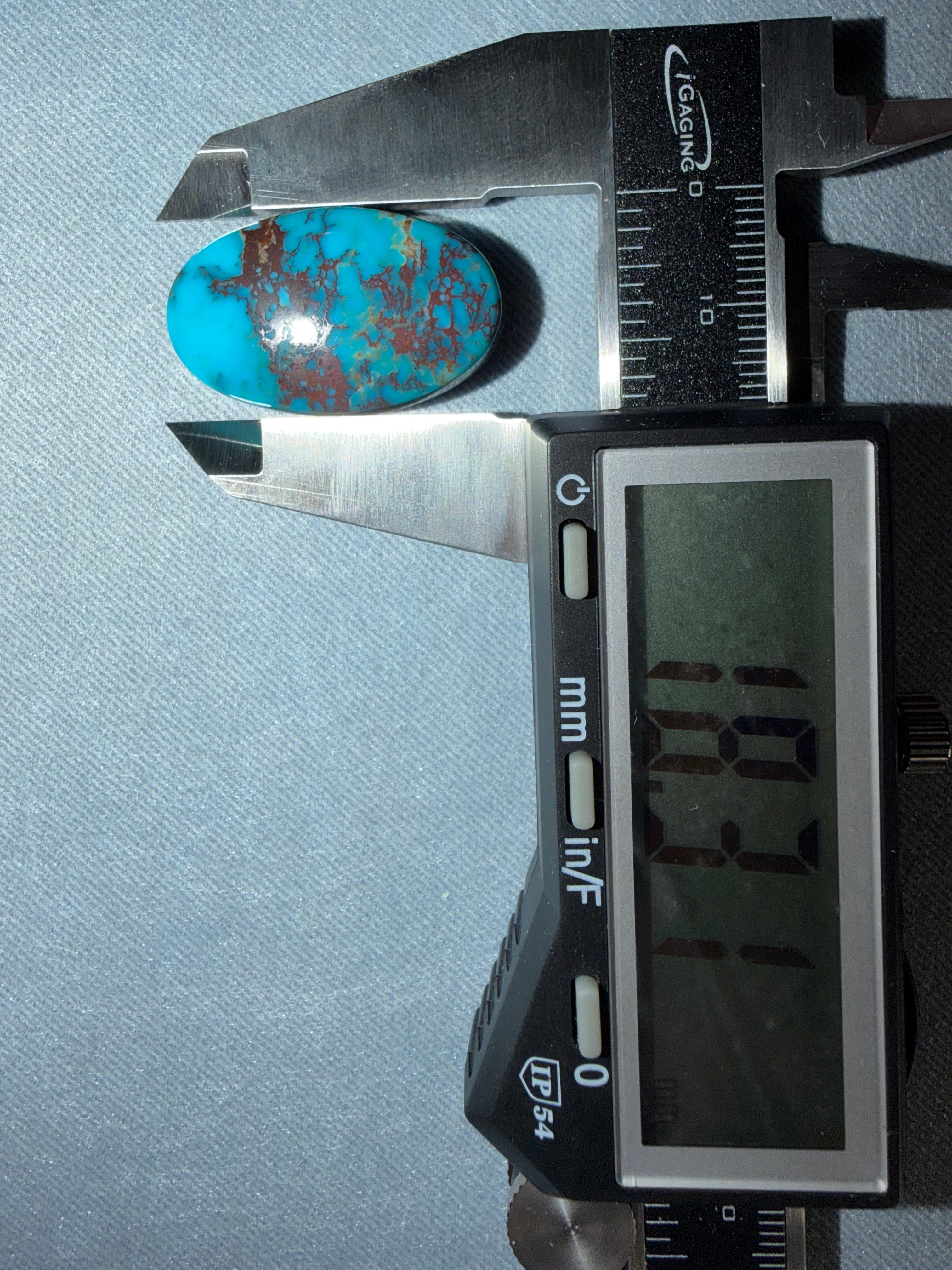 Cloud Mountain Turquoise!!   18.31mm x 30.01mm x 6.19mm !! Price Drop!