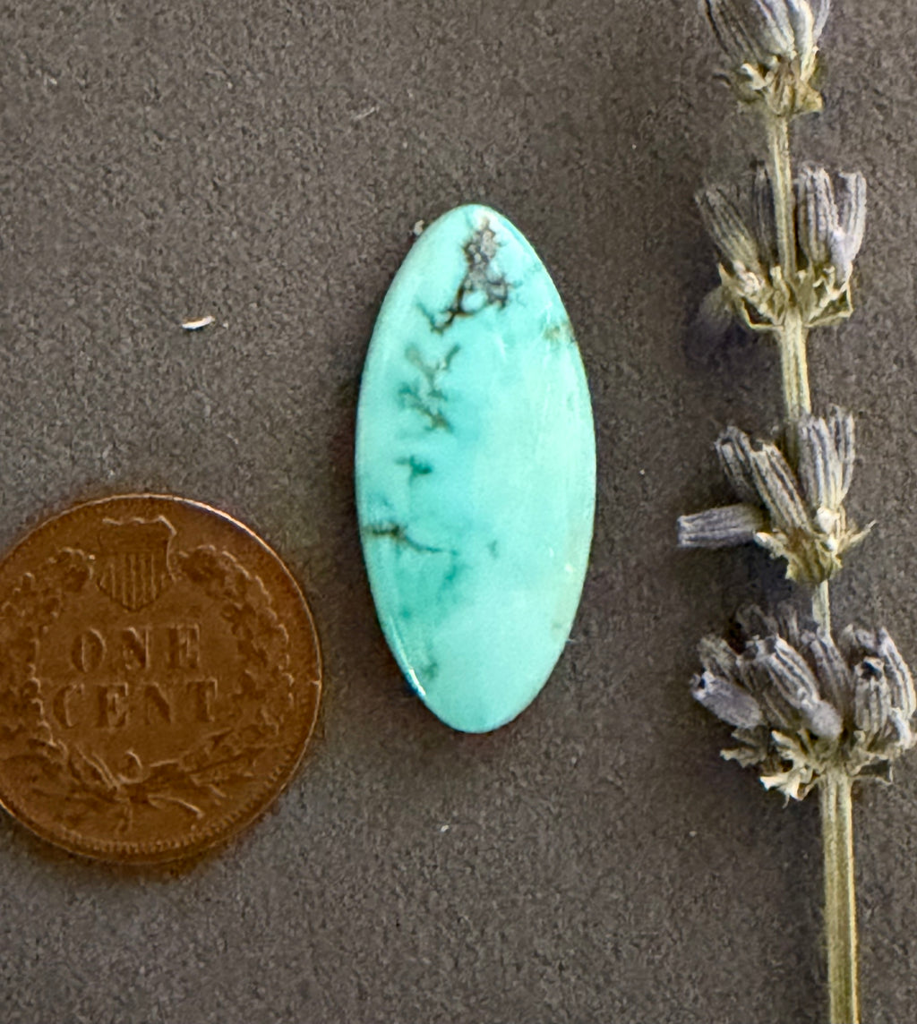 Natural Carico Lake Turquoise is the Real Deal! This is a Stunning Cab! On Sale!