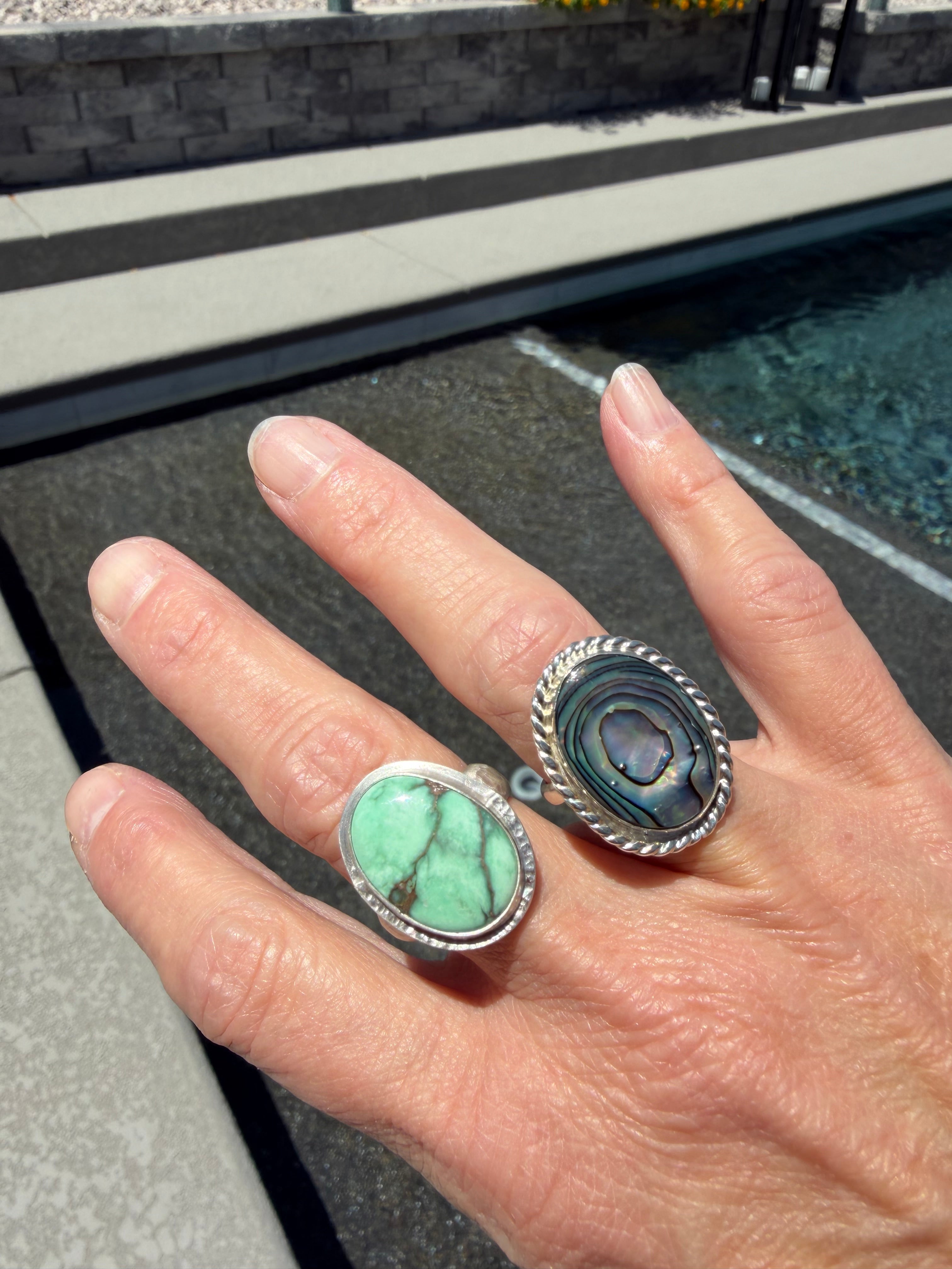 NEW!! Just Added! Damale Variscite and Sterling Silver Ring!! Did you See it Yet?