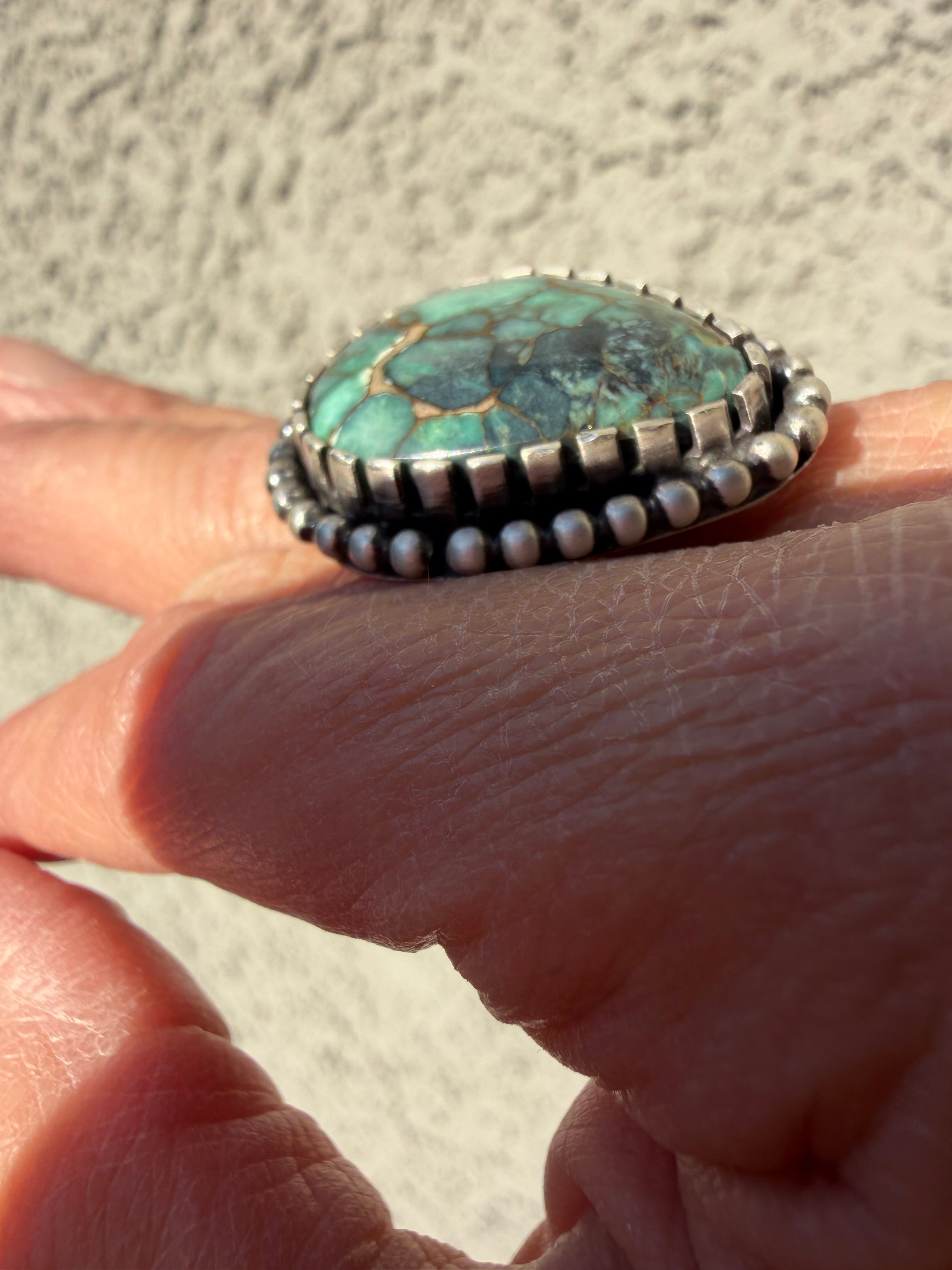 Blue Boy Variscite Statement Ring!!