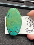 Blue-ish Green-ish Qingu Turquoise - Chunky Oval!