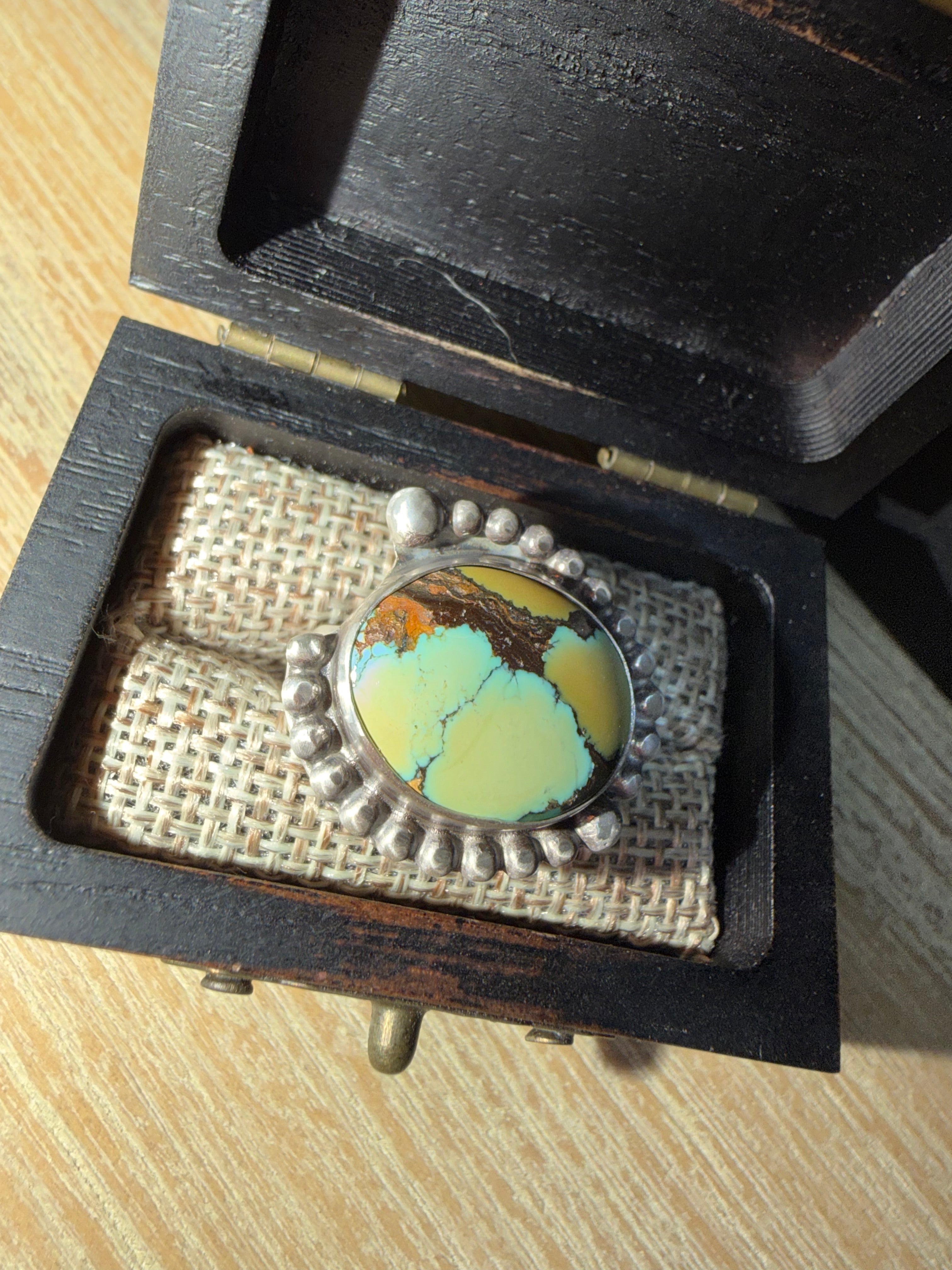 Just Finished This Gorgeous High Grade Hubei Turquoise Ring!!