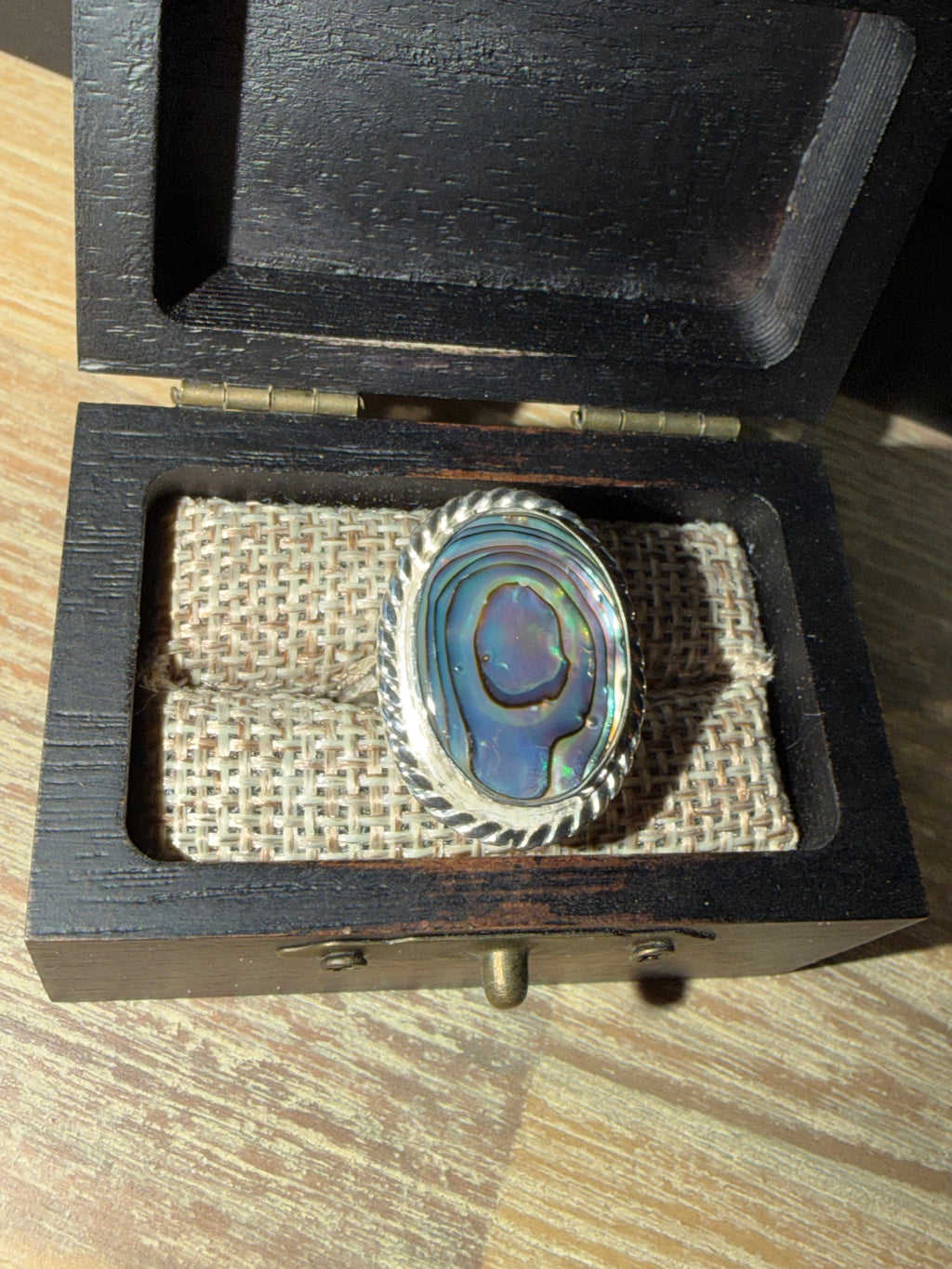 "NEW" Just added to the site! Abalone Shell Ring!!