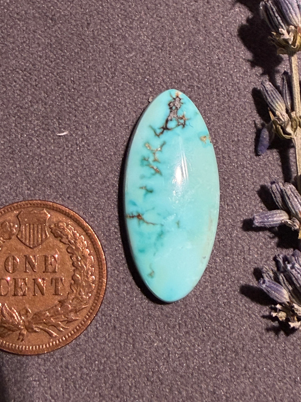 Natural Carico Lake Turquoise is the Real Deal! This is a Stunning Cab! On Sale!