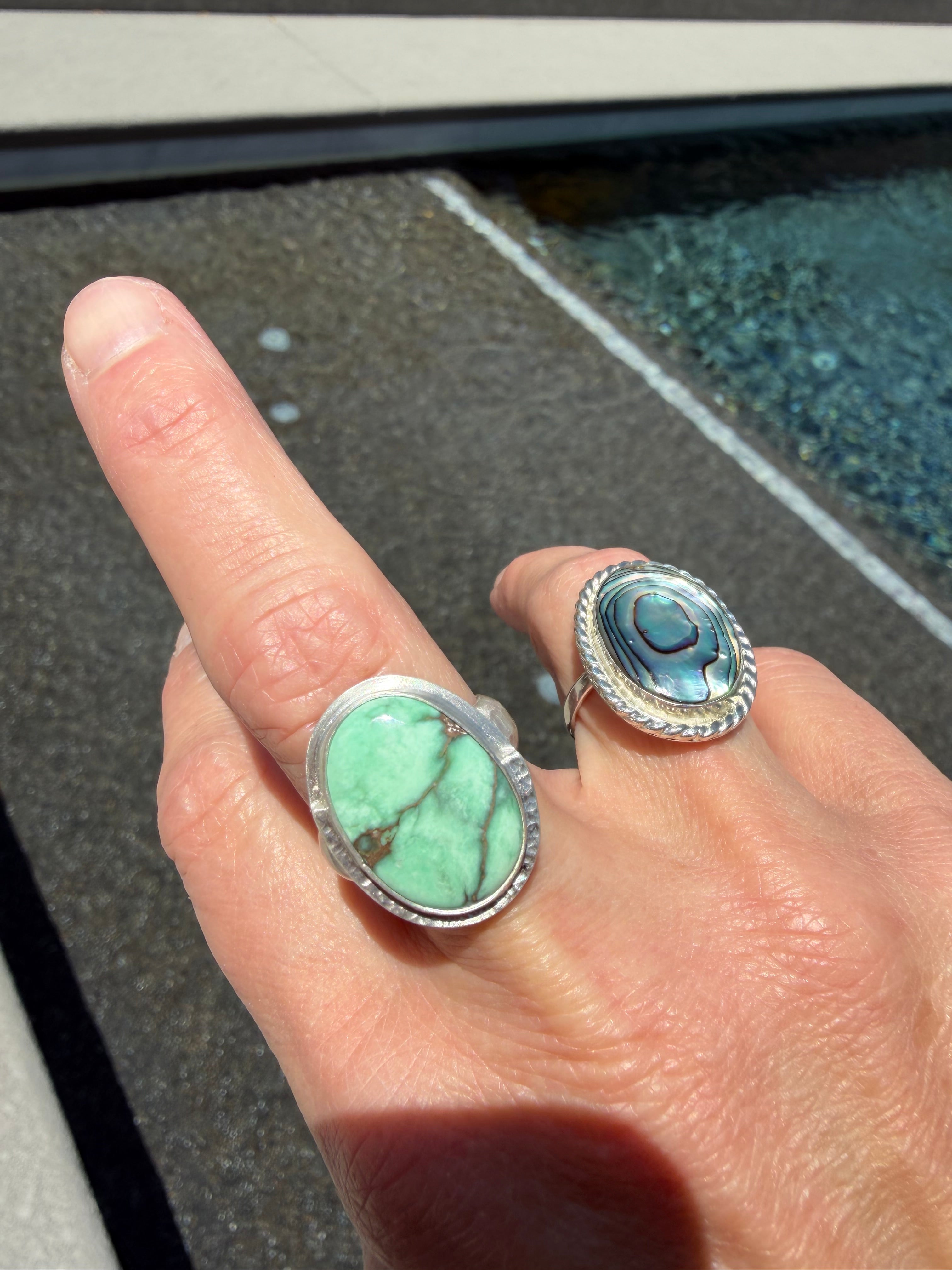 NEW!! Just Added! Damale Variscite and Sterling Silver Ring!! Did you See it Yet?