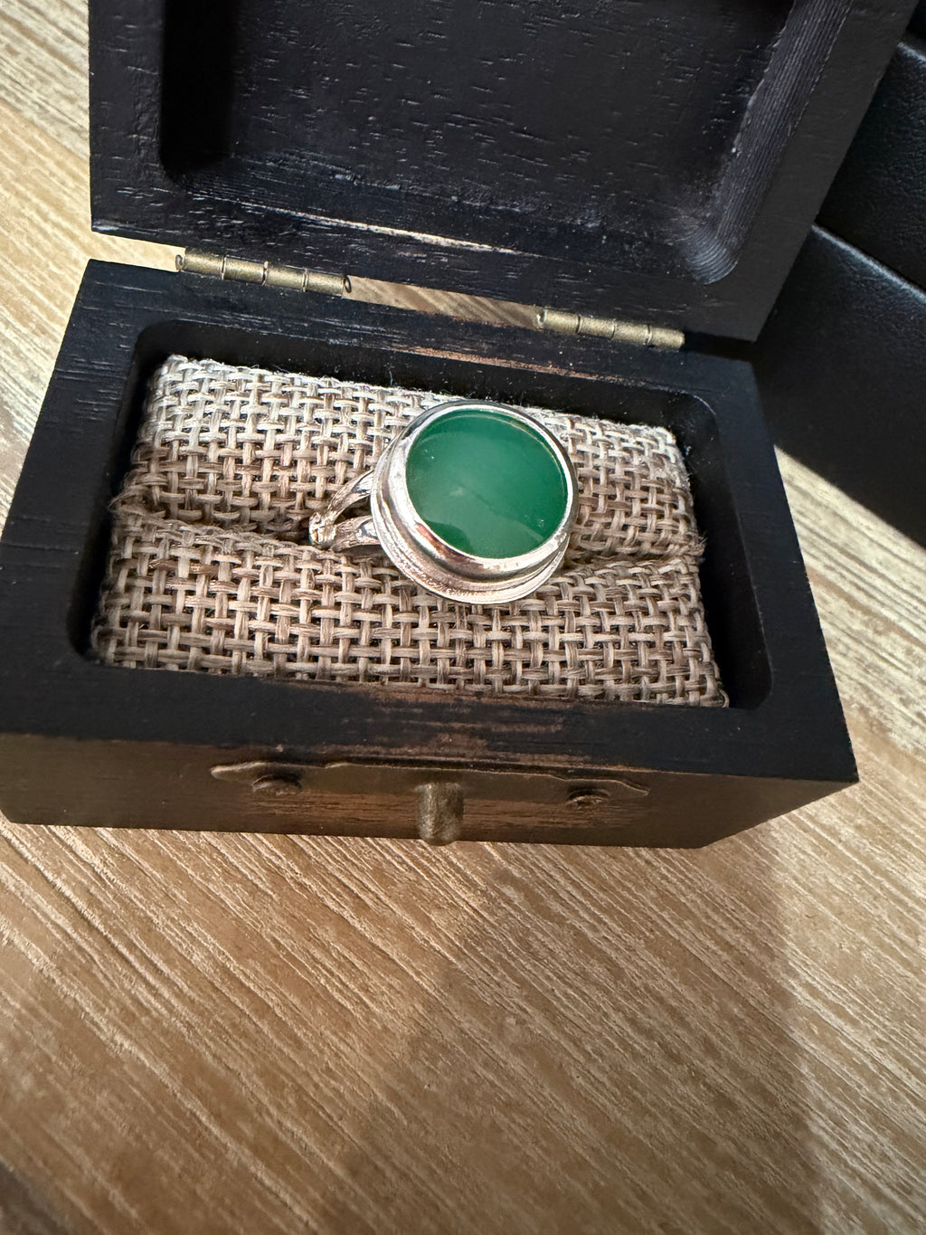 "NEW Listing" Australian Chrysoprase Ring, Size 6.5.