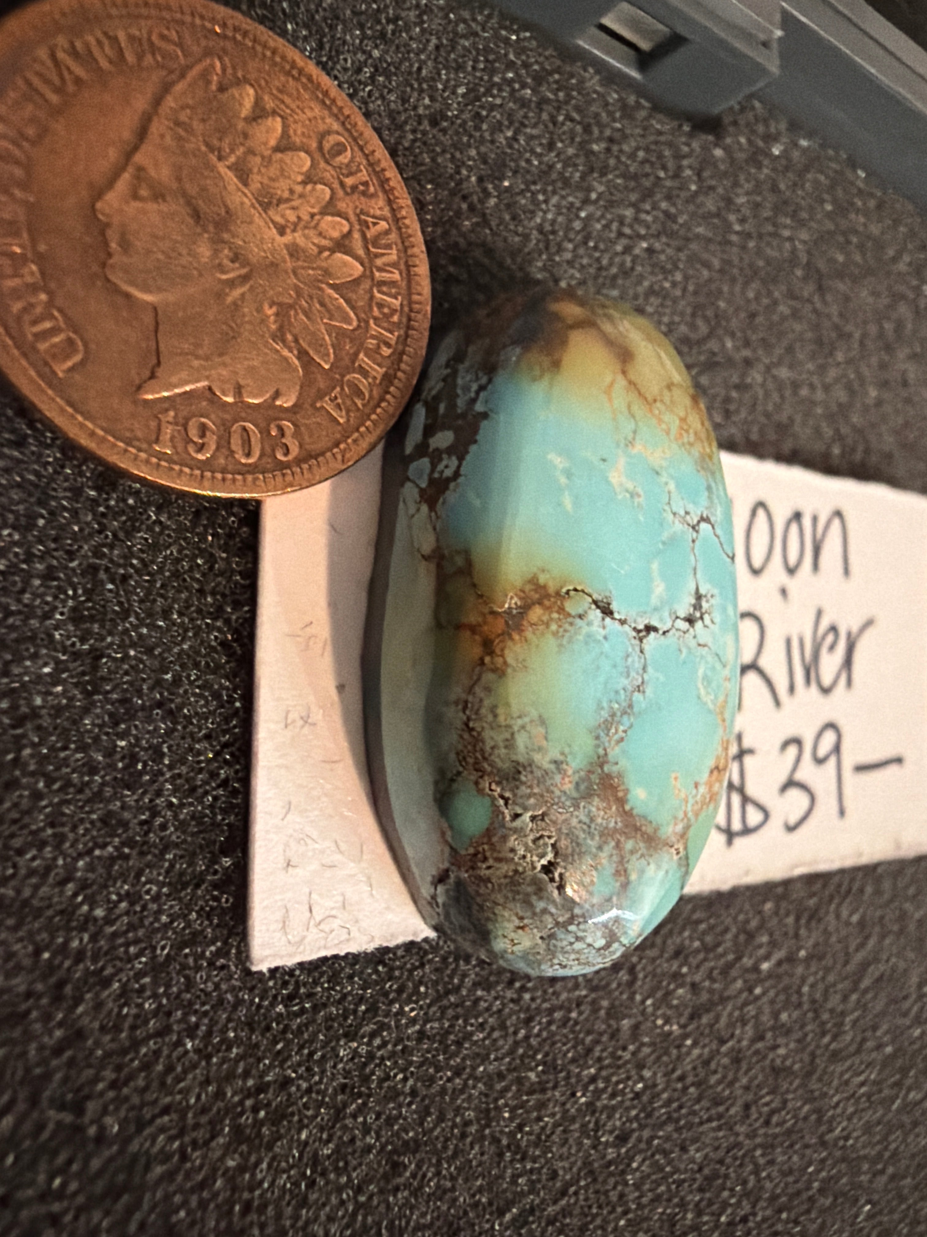 Chunky Moon River Cabochon!! Needs a Good Home!