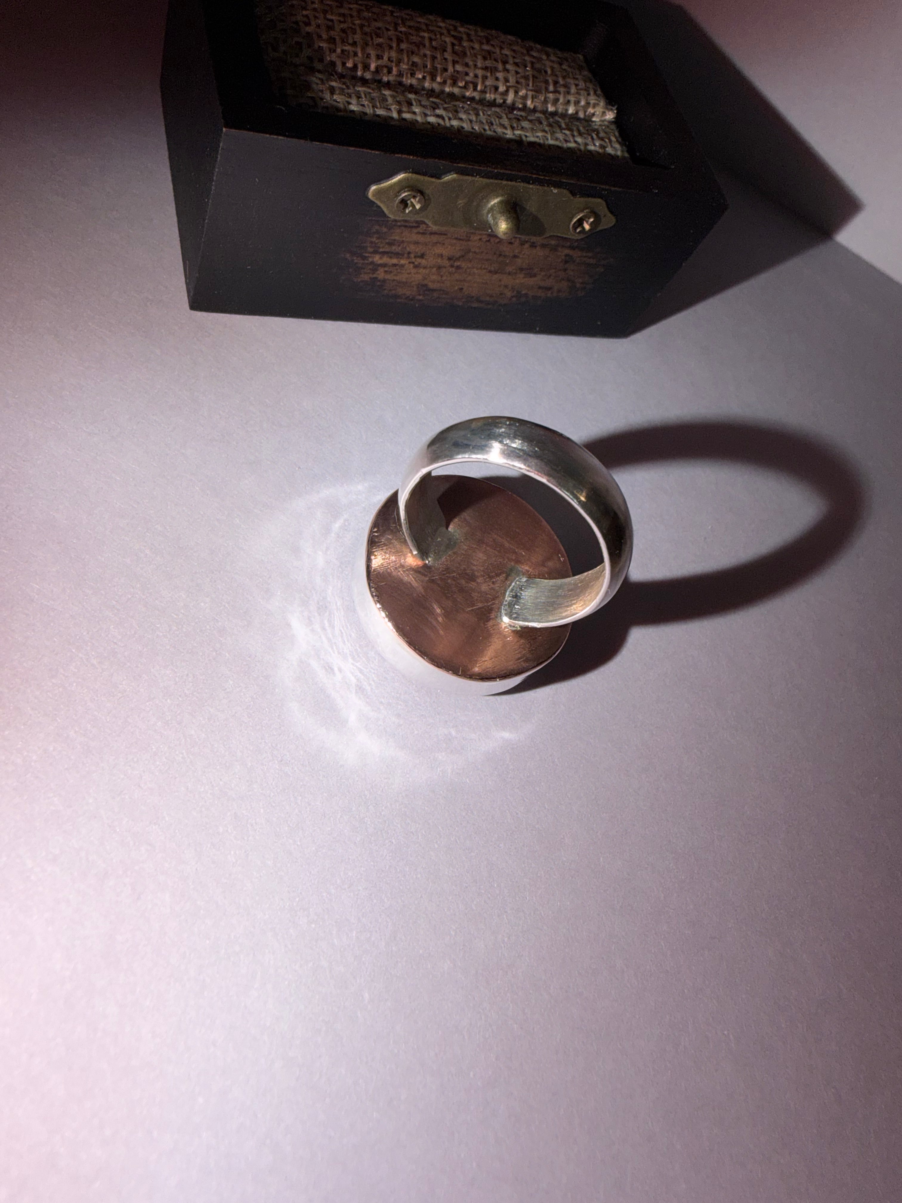 Big and Bold! Chunky Ocean Jasper "Orb" Statement Ring!