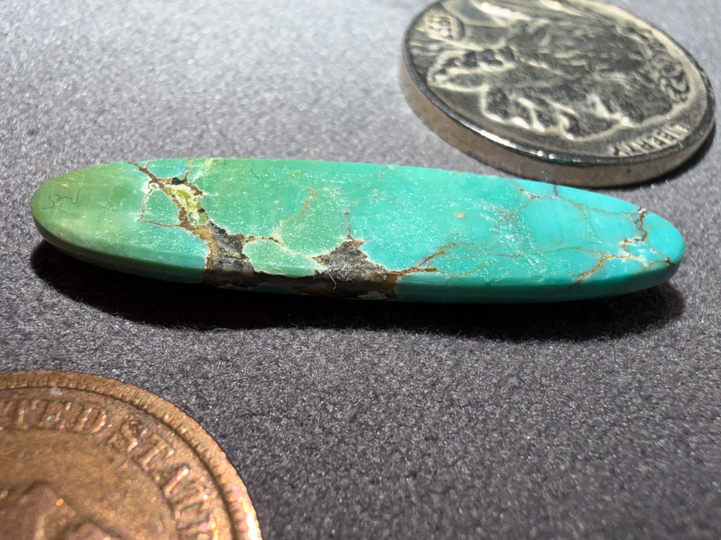 This Royston Cabochon has a stunning display of colors! Unbacked! On Sale!