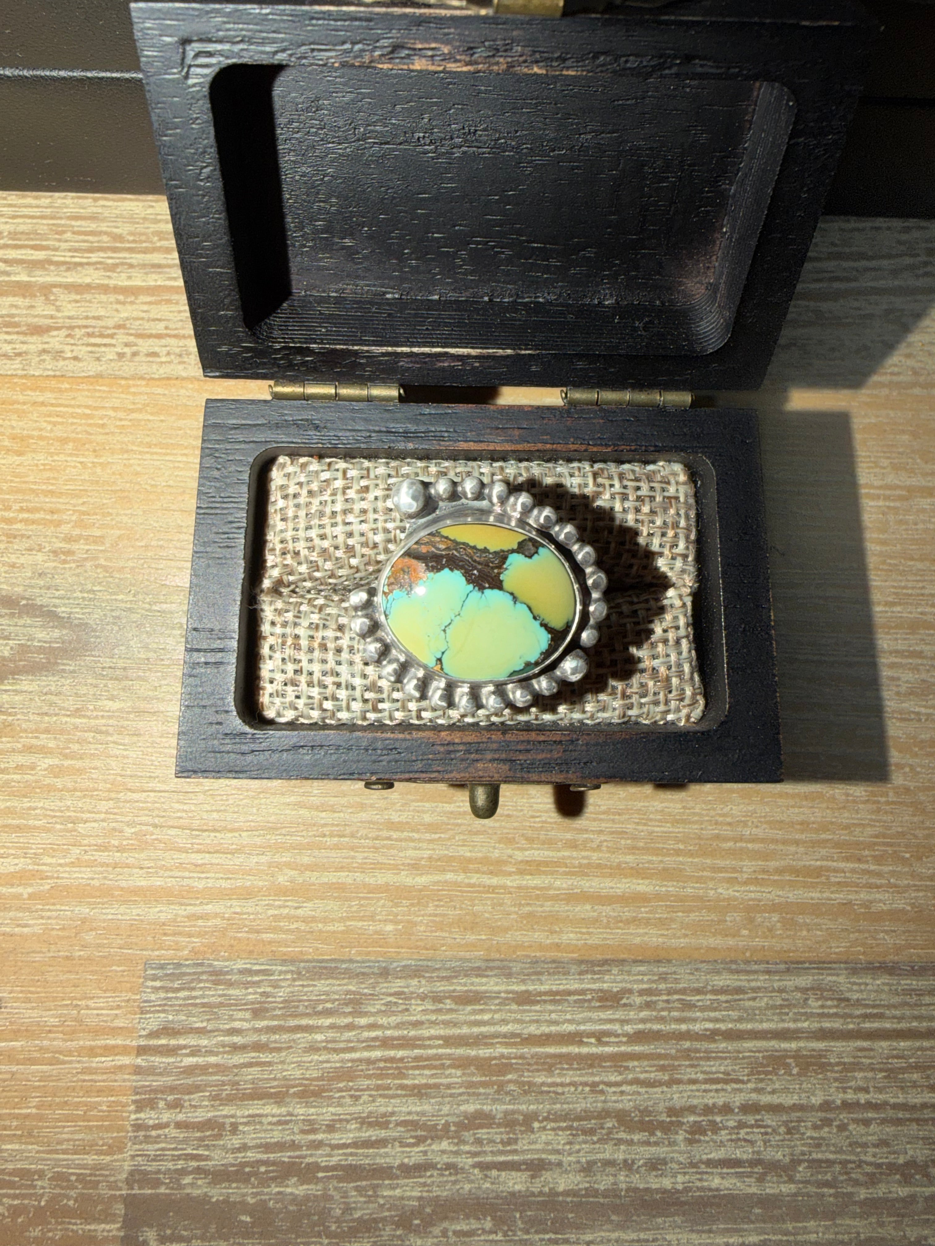 Just Finished This Gorgeous High Grade Hubei Turquoise Ring!!