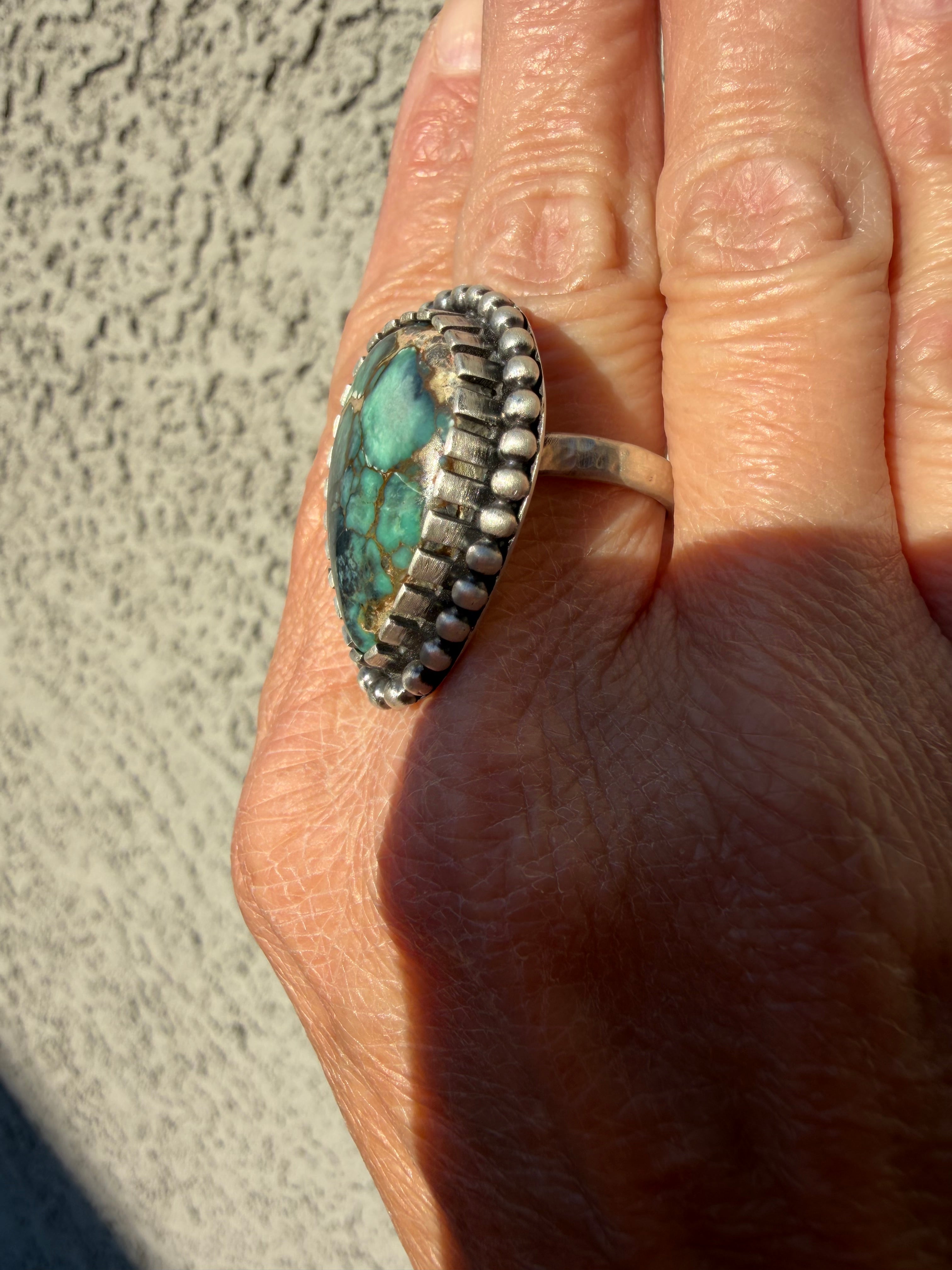 Blue Boy Variscite Statement Ring!!
