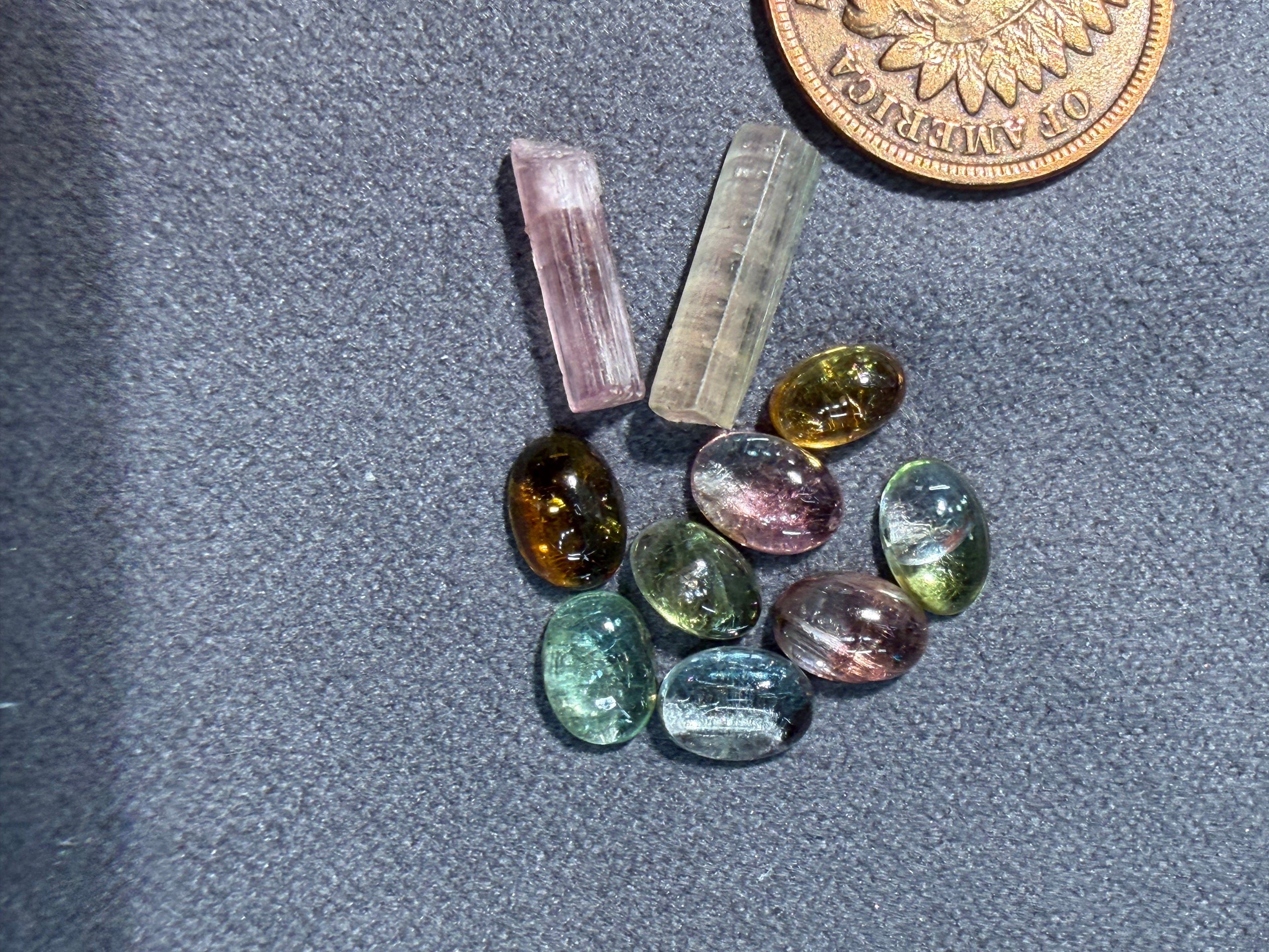 Stunning!! 10 Stones in this Lot of Tourmaline - On Sale!