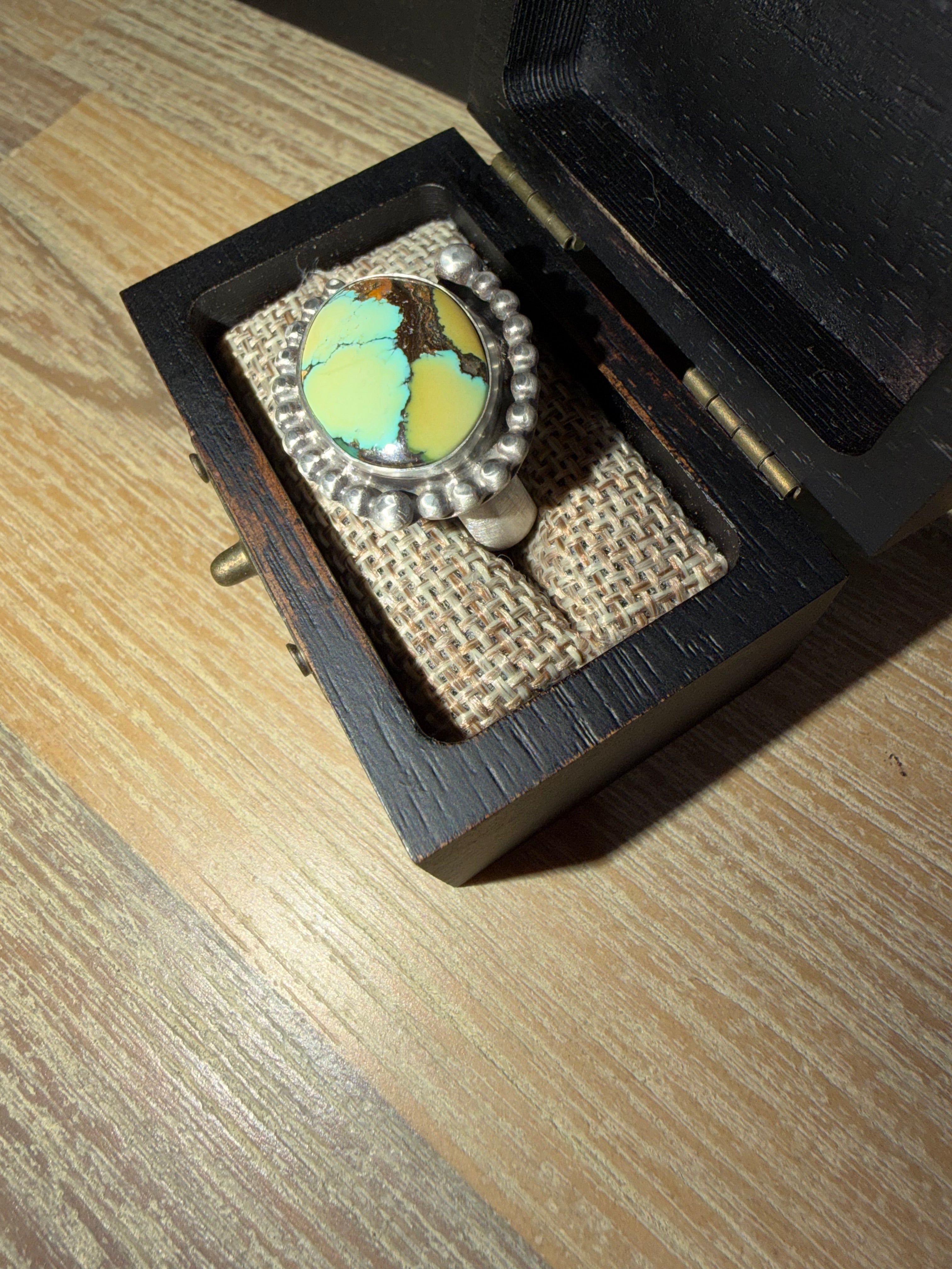 Just Finished This Gorgeous High Grade Hubei Turquoise Ring!!
