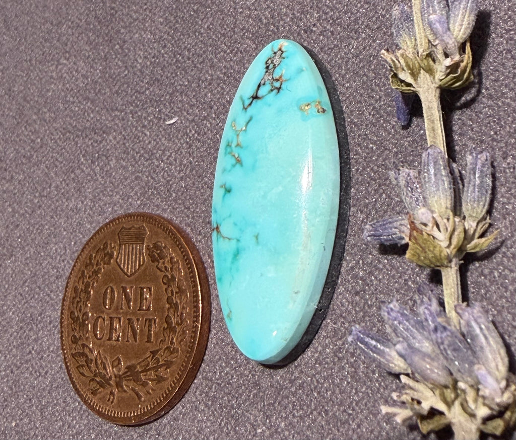 Natural Carico Lake Turquoise is the Real Deal! This is a Stunning Cab! On Sale!