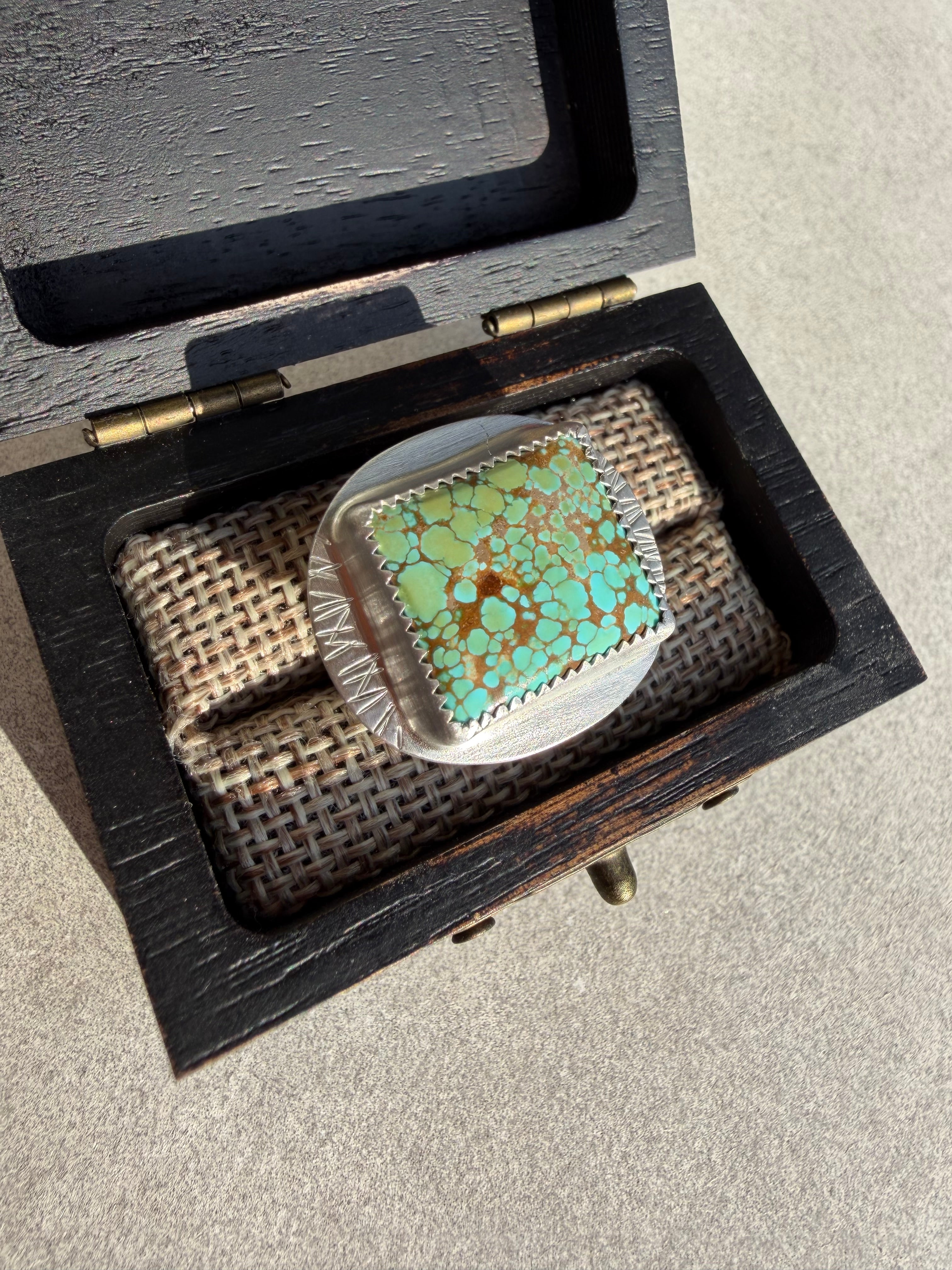 On Sale! Lone Peak Turquoise Ring! Size: 6.5!