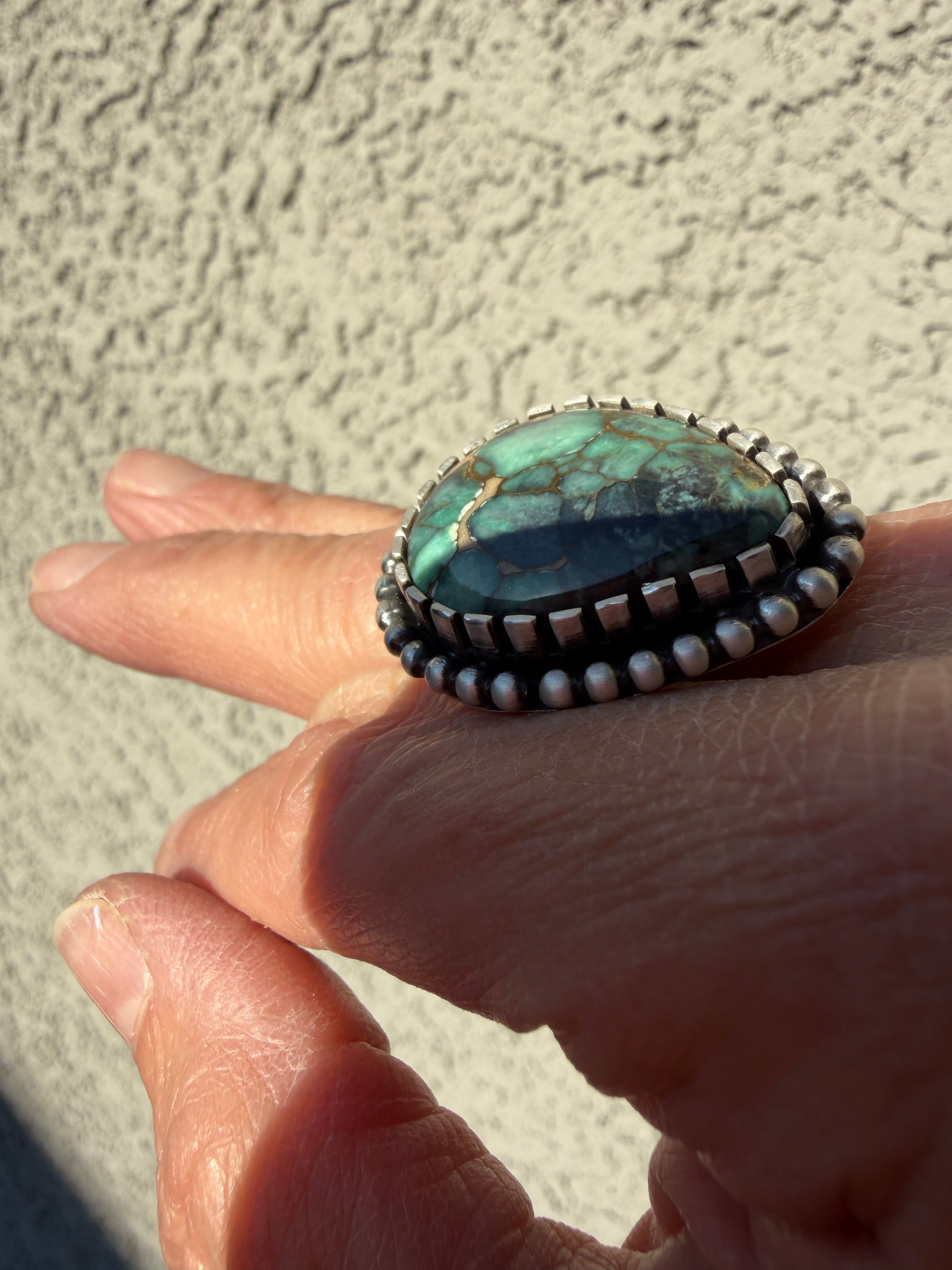 Blue Boy Variscite Statement Ring!!