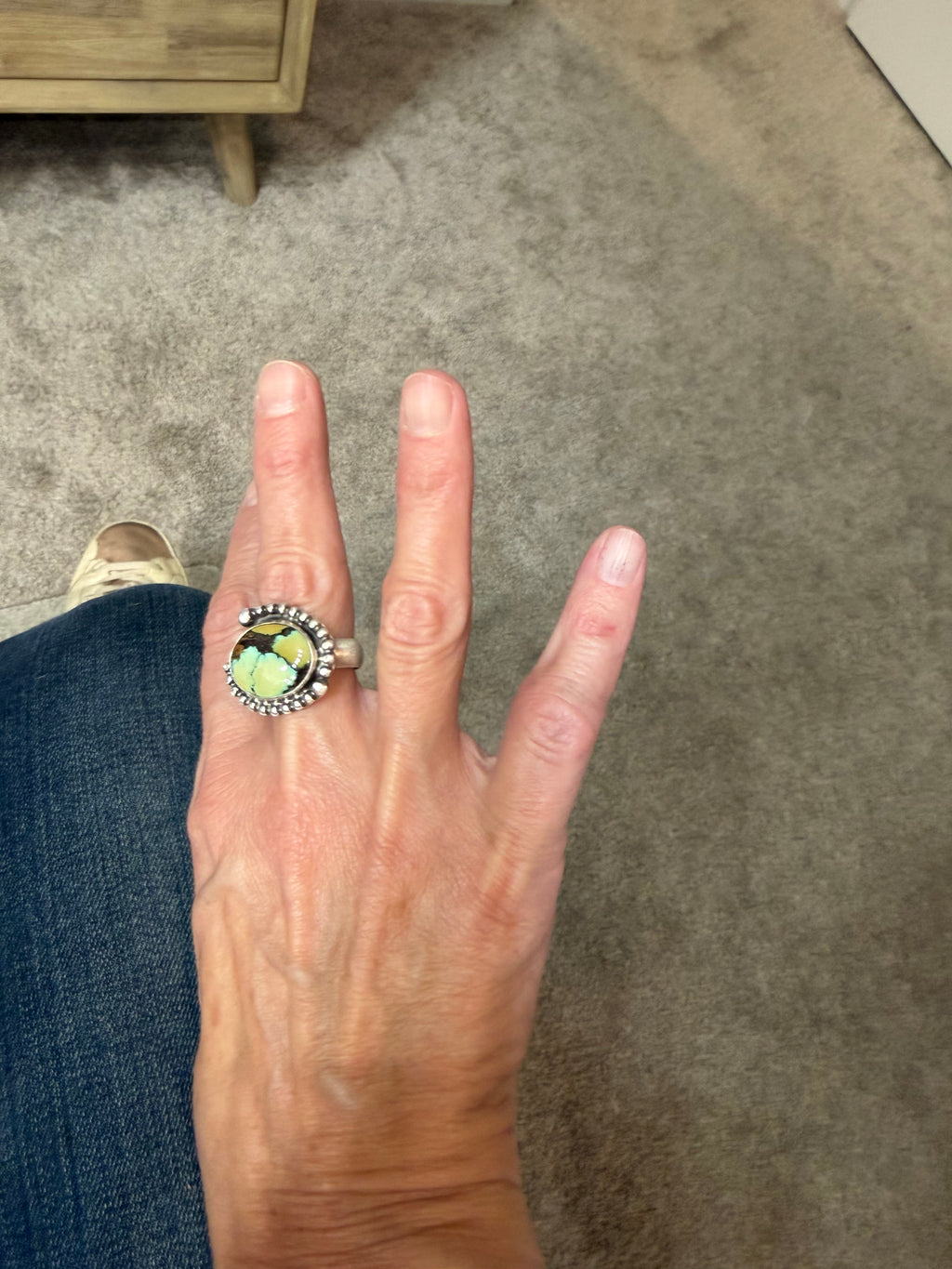 Just Finished This Gorgeous High Grade Hubei Turquoise Ring!!