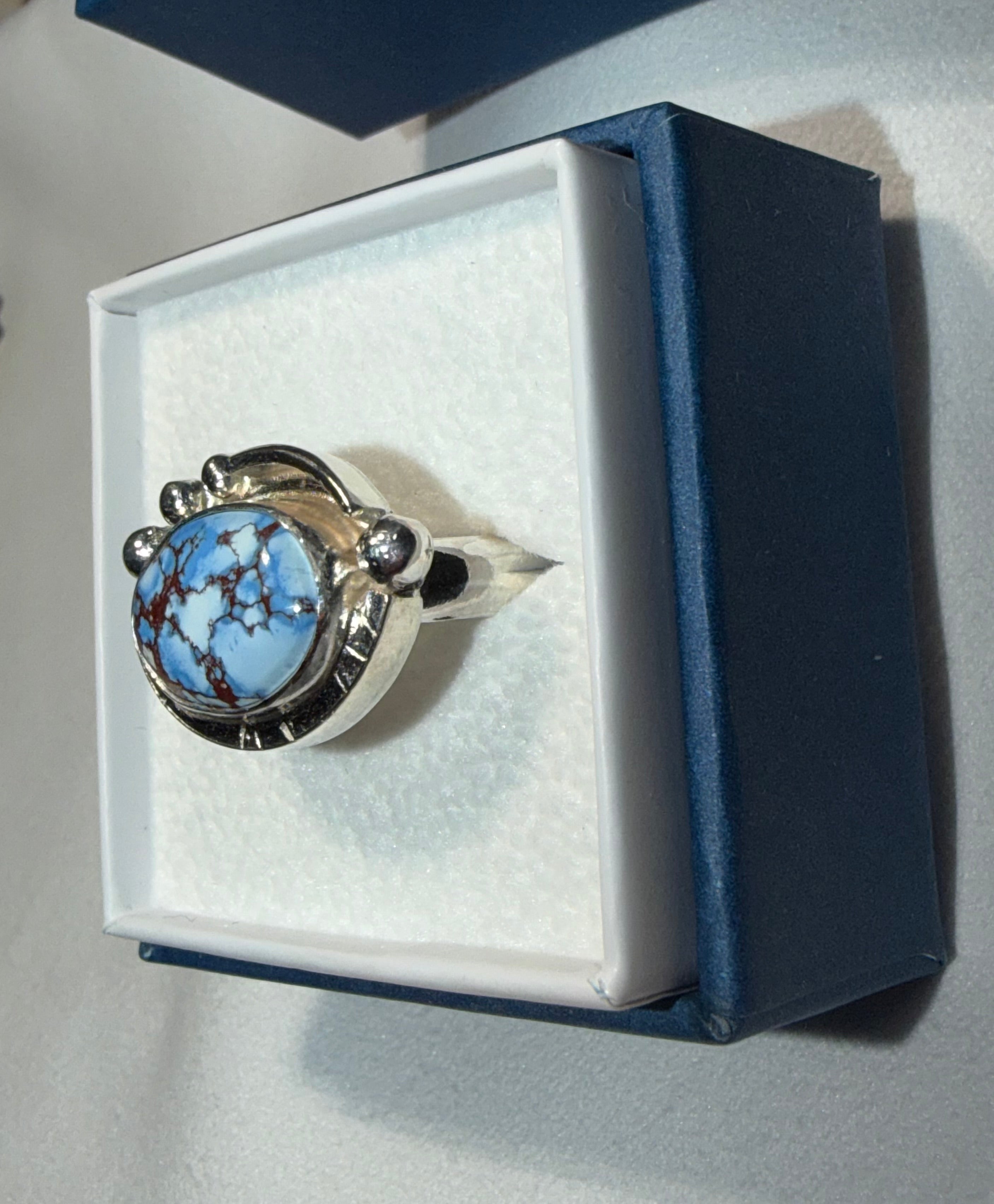 Newly Added!!  Lovely Lavender Turquoise Ring: Size 7! Still Available!!