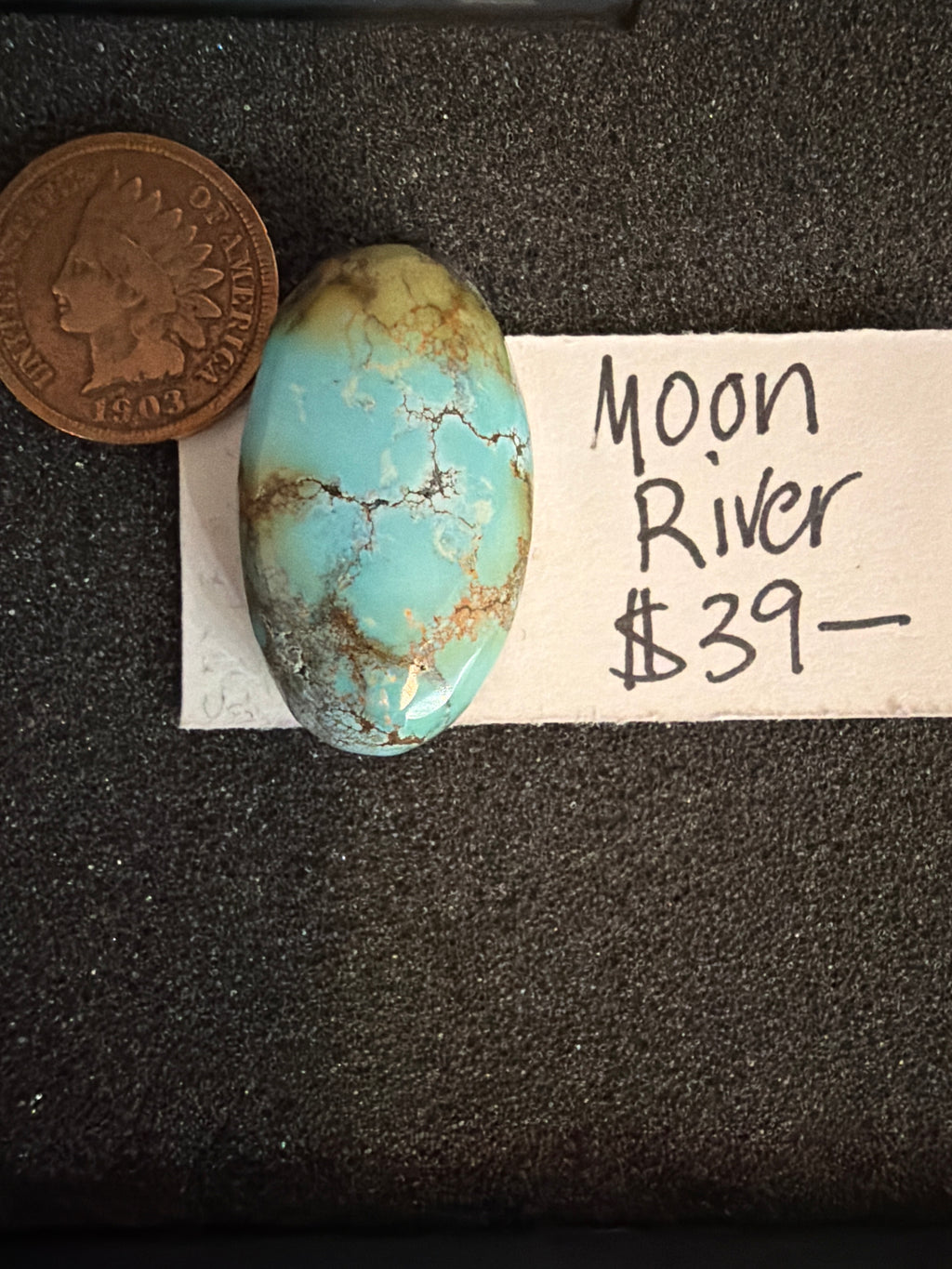 Chunky Moon River Cabochon!! Needs a Good Home!
