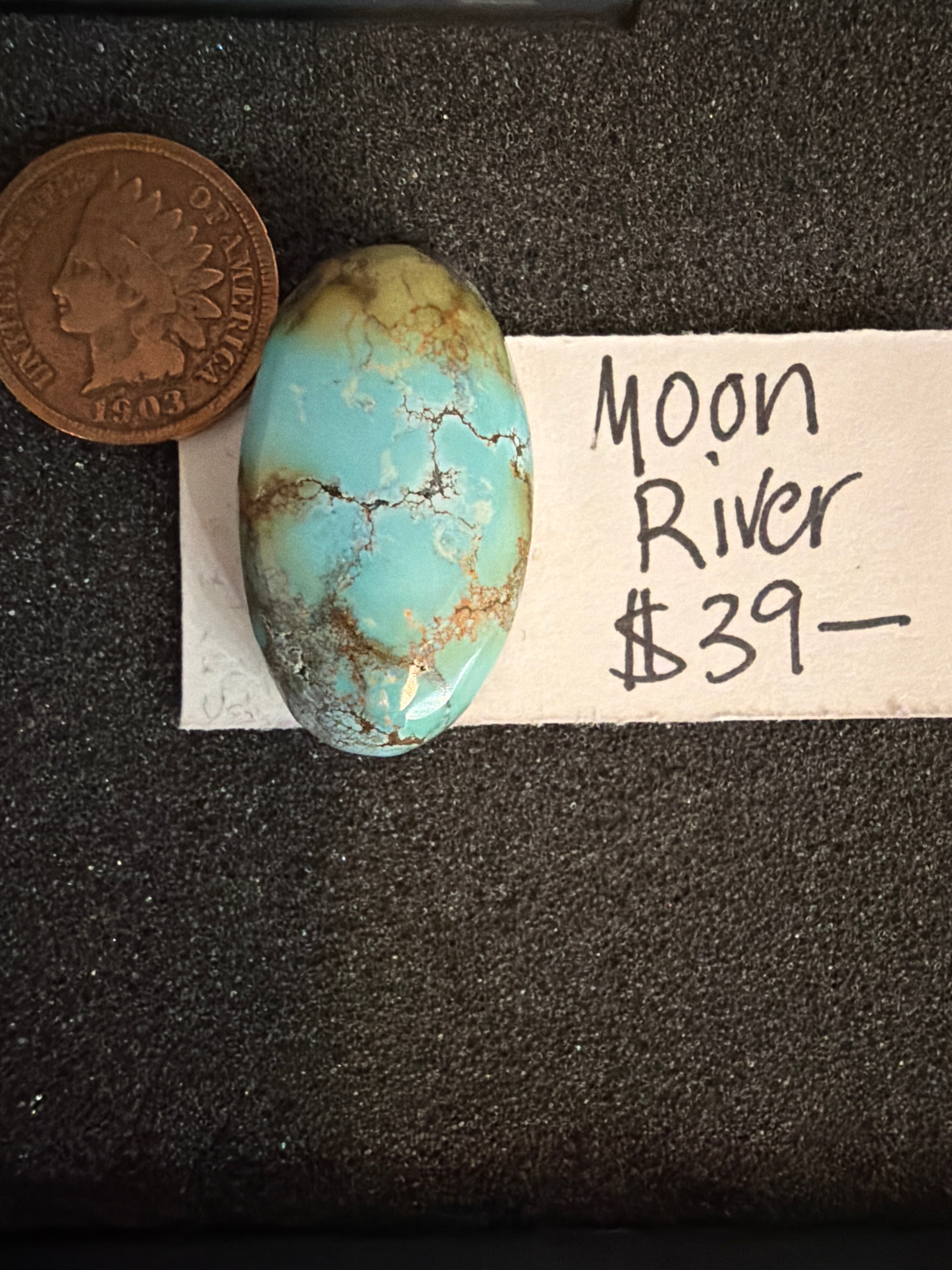 Chunky Moon River Cabochon!! Needs a Good Home!
