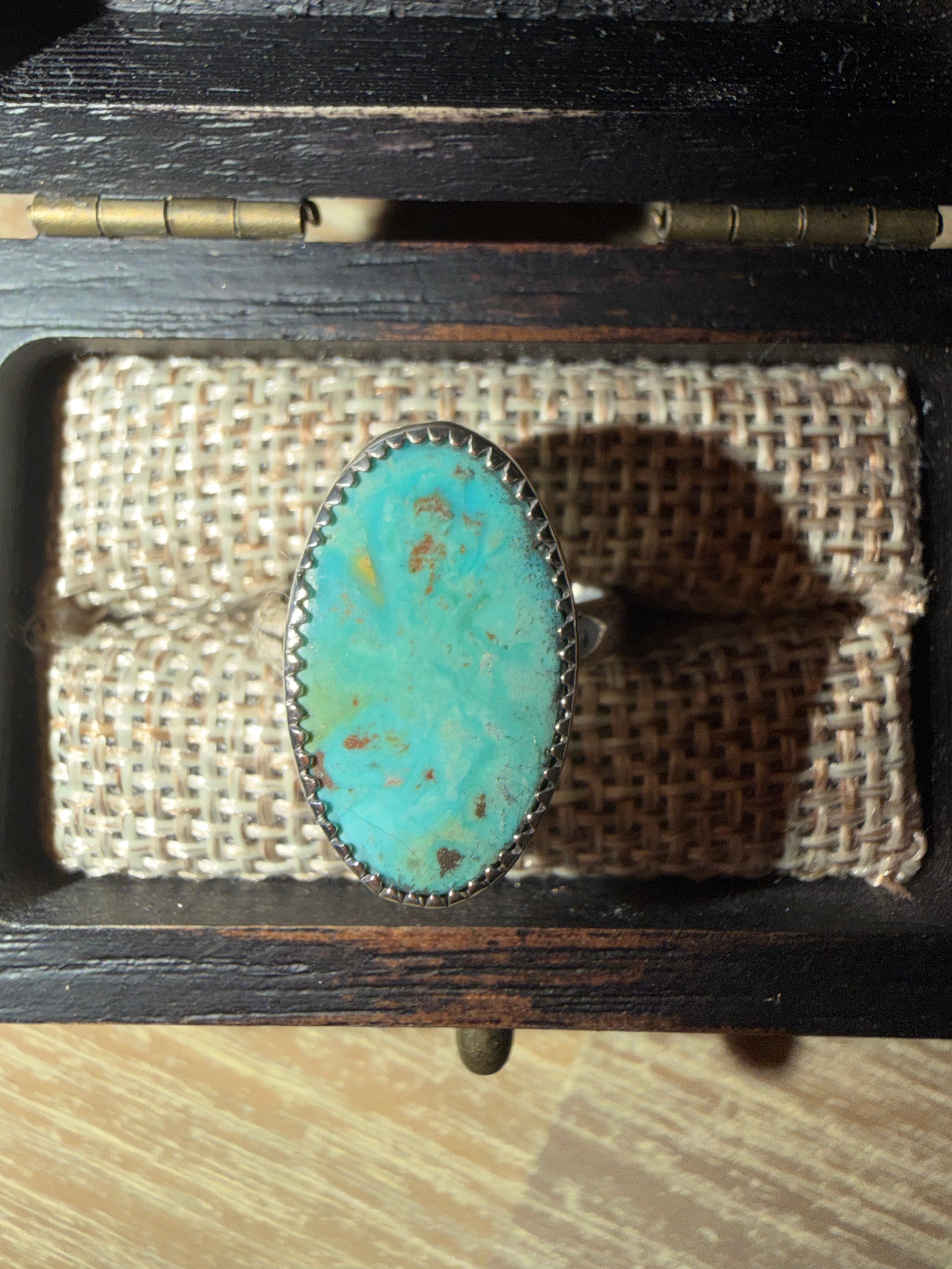 Natural Skyline Turquoise is Simply Stunning set in Sterling Silver!