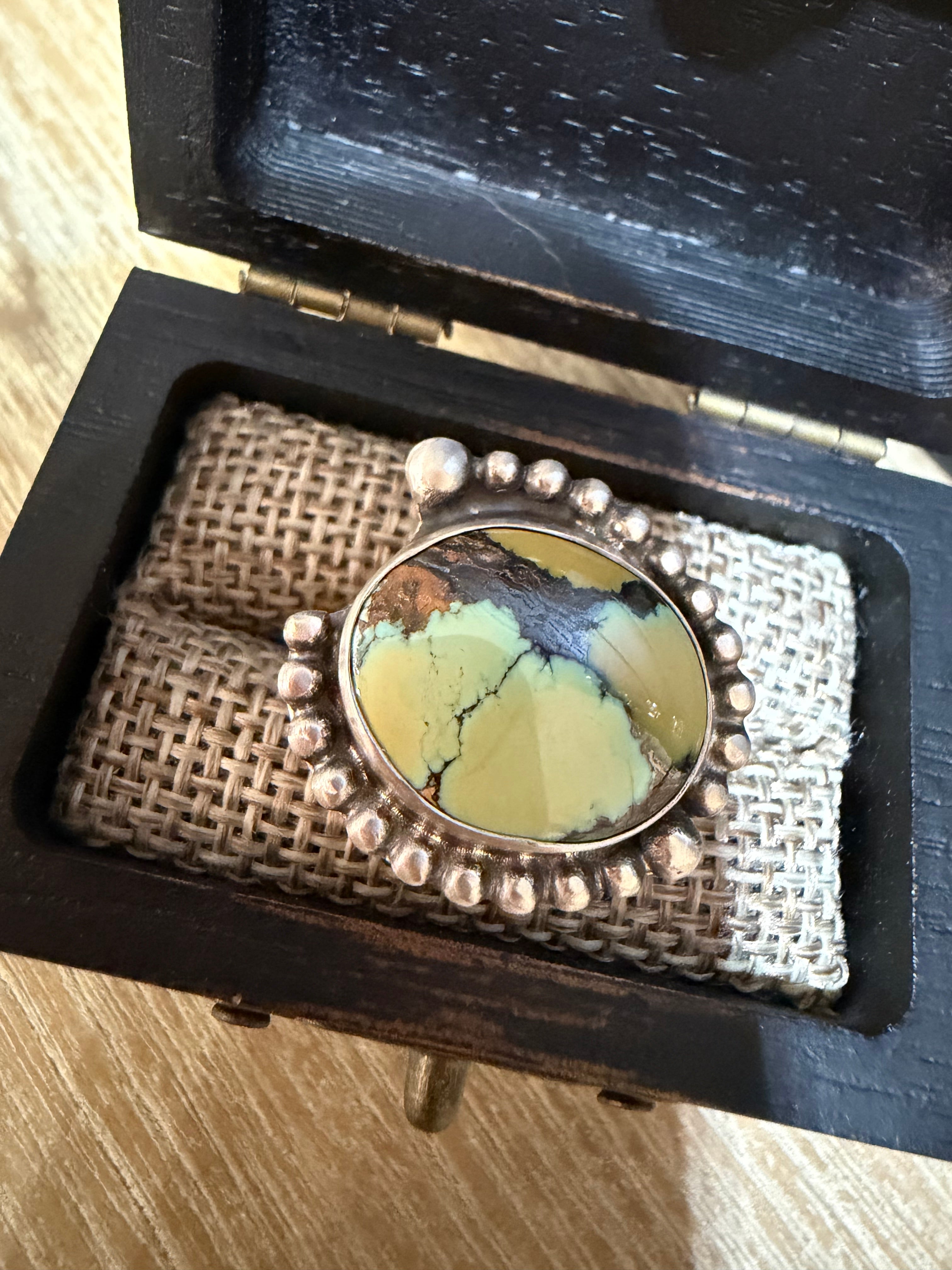 Just Finished This Gorgeous High Grade Hubei Turquoise Ring!!