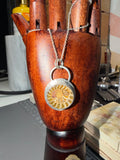 Ammonite and Silver One of Kind Pendant!