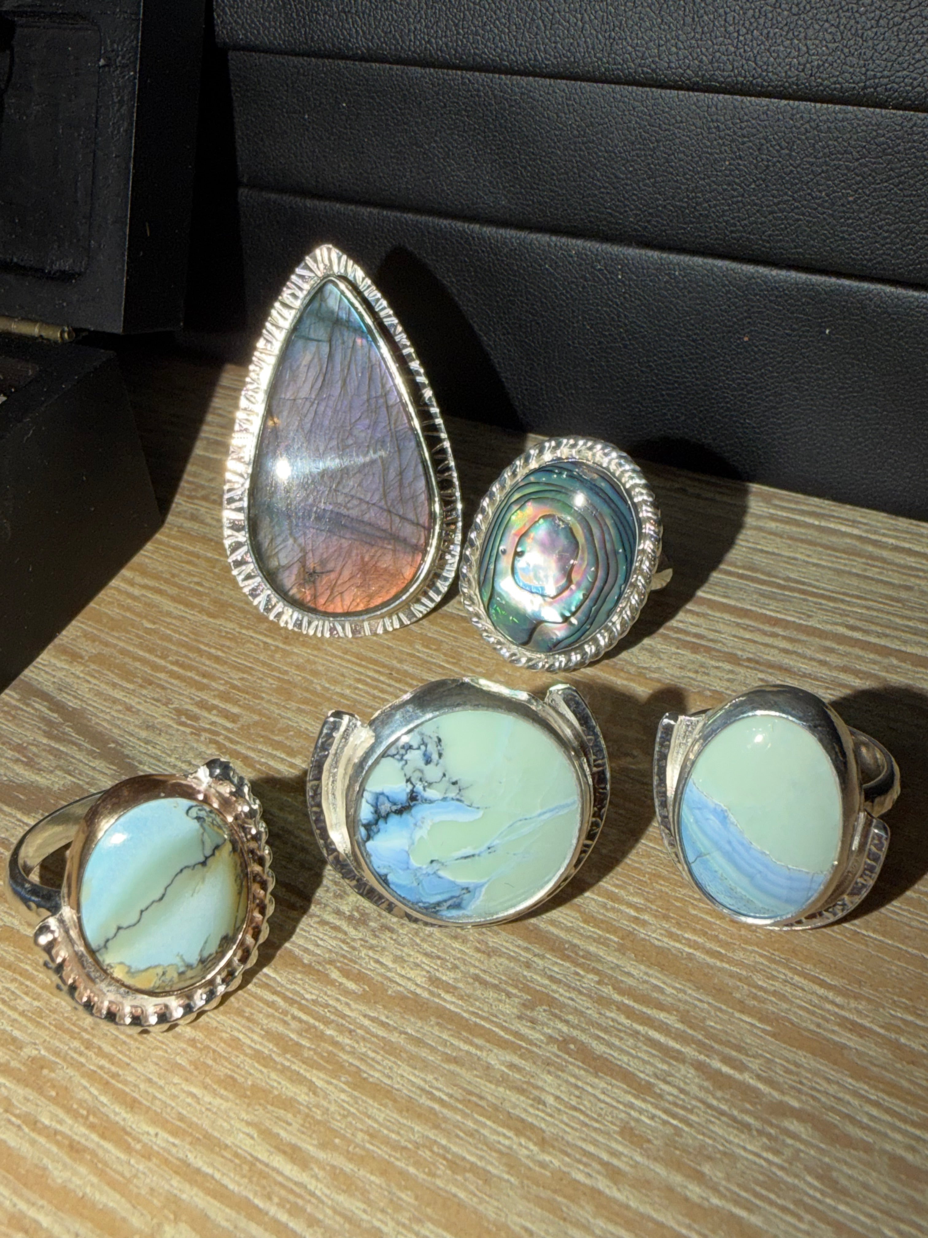 "NEW" Just added to the site! Abalone Shell Ring!!