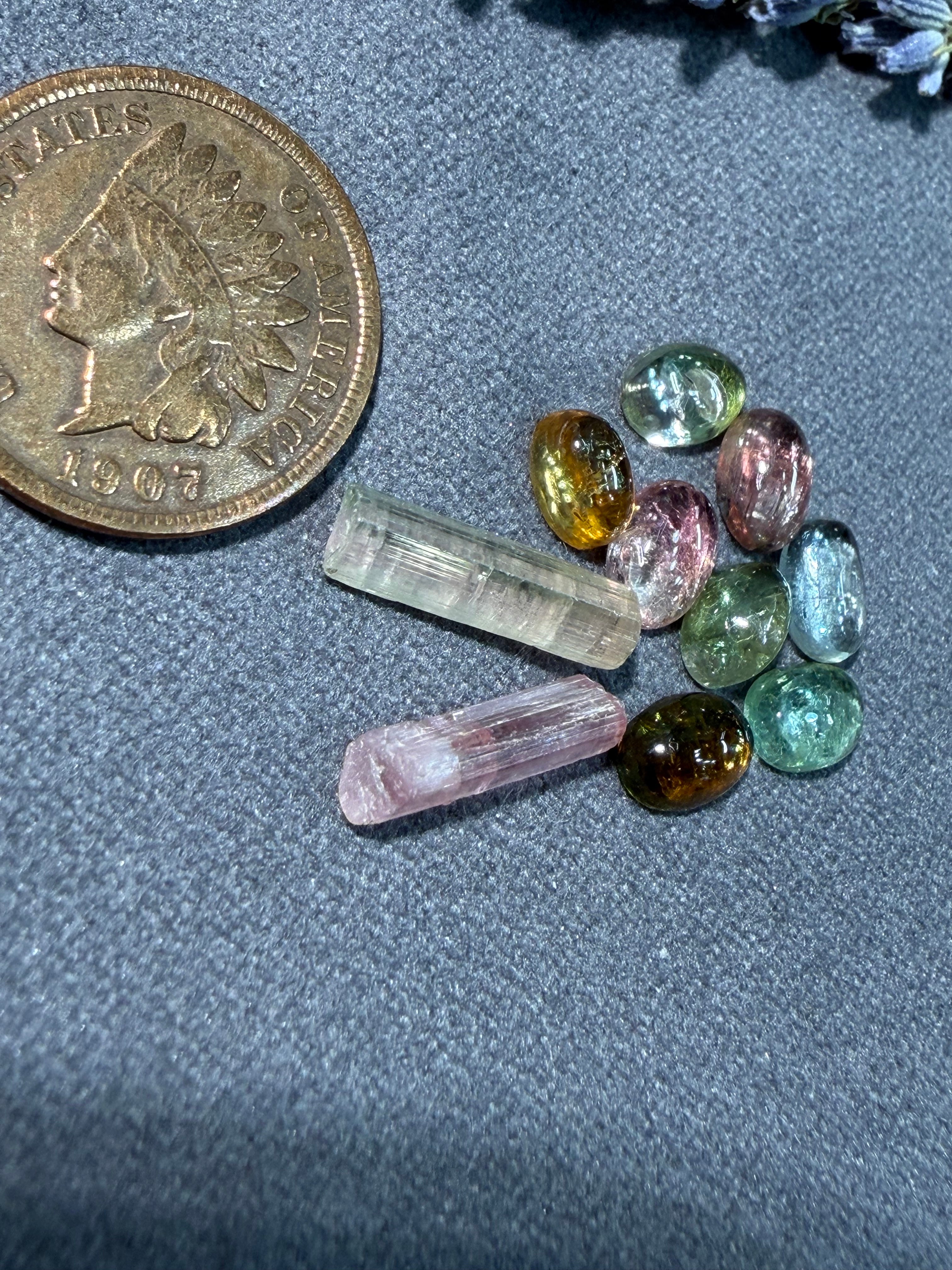 Stunning!! 10 Stones in this Lot of Tourmaline - On Sale!
