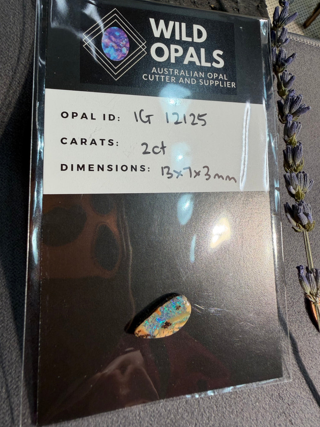 Stunning Opal from Wild Opals, Australian Opal Cutter and Supplier - On Sale!