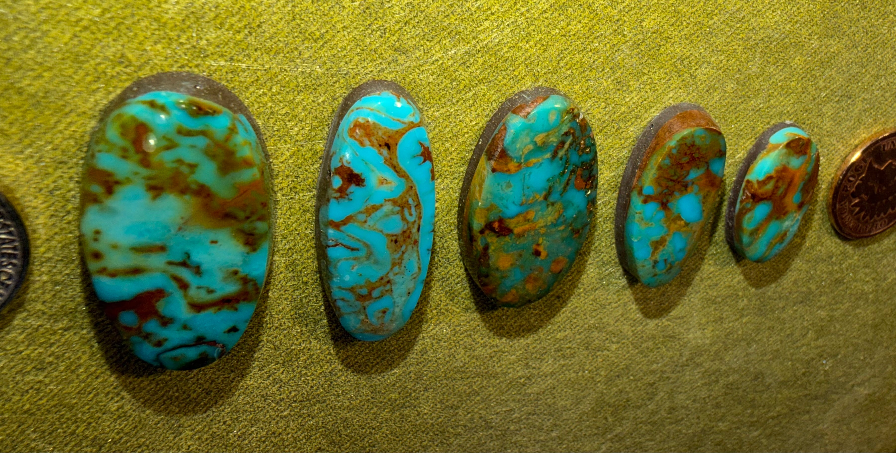 Drop Dead Gorgeous Kingman!! Selling 5 stones in this set! 88.6cts! Price Drop!