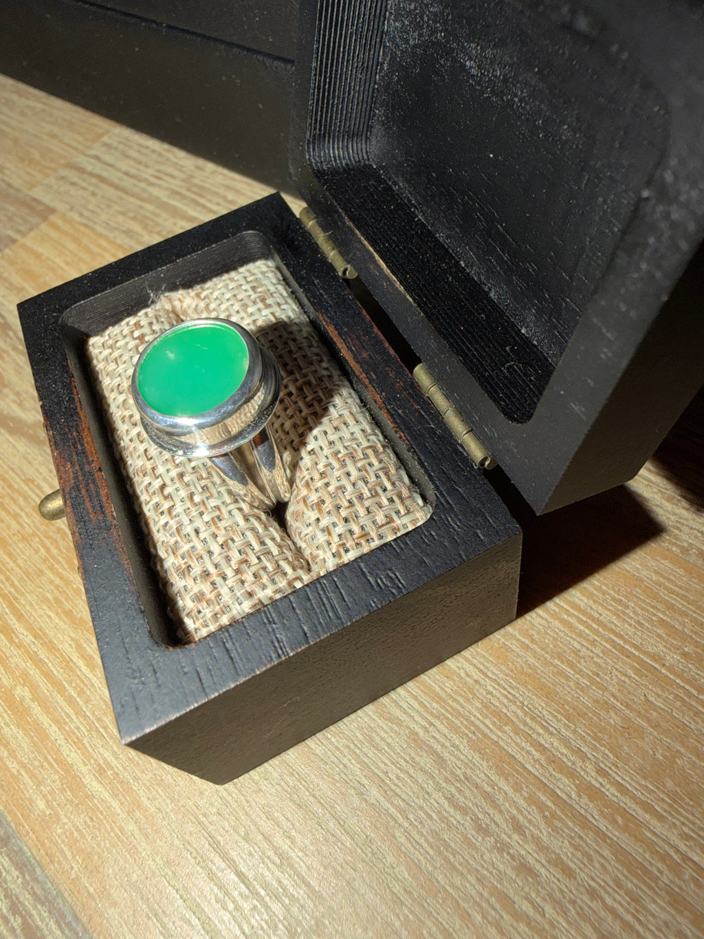 "NEW Listing" Australian Chrysoprase Ring, Size 6.5.