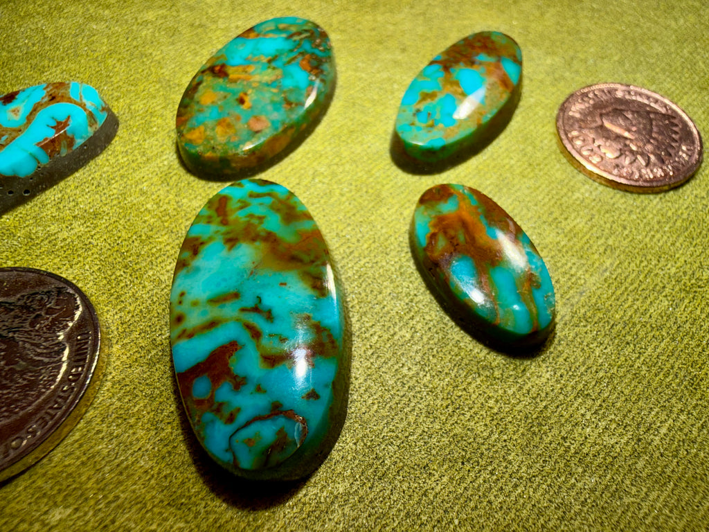 Drop Dead Gorgeous Kingman!! Selling 5 stones in this set! 88.6cts! Price Drop!