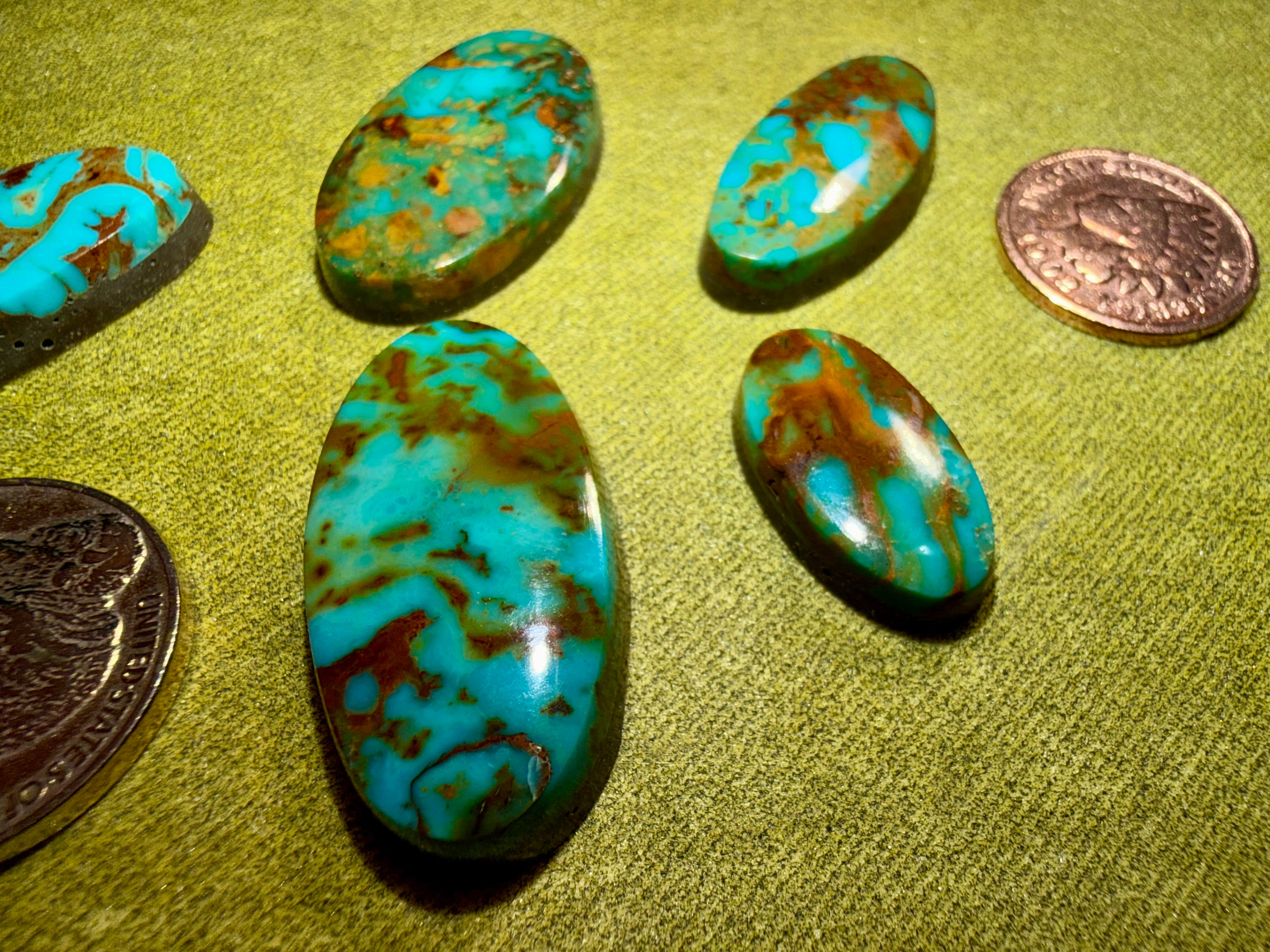 Drop Dead Gorgeous Kingman!! Selling 5 stones in this set! 88.6cts! Price Drop!