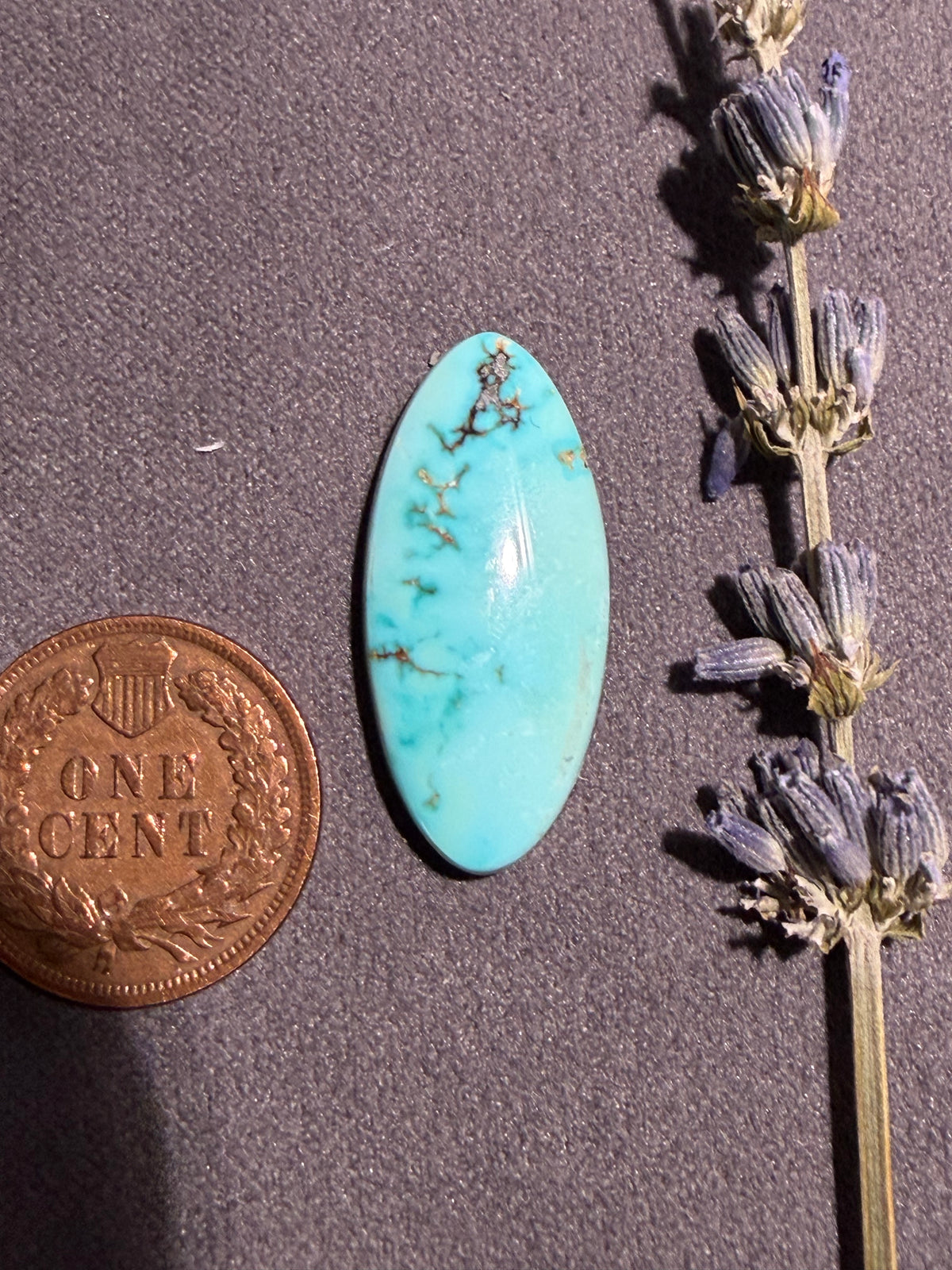 Natural Carico Lake Turquoise is the Real Deal! This is a Stunning Cab! On Sale!