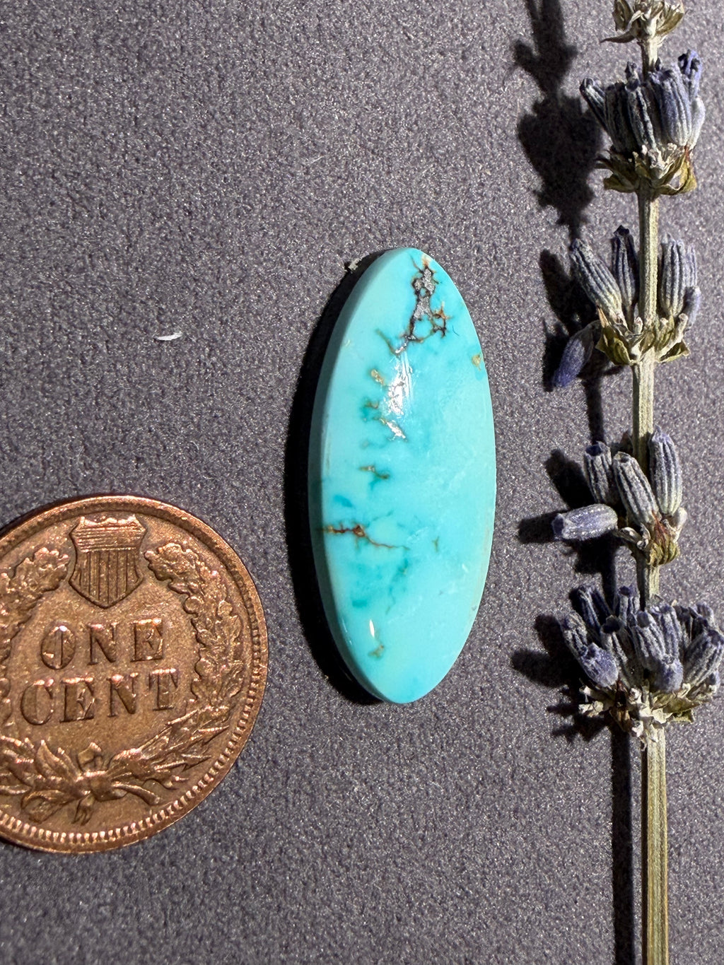 Natural Carico Lake Turquoise is the Real Deal! This is a Stunning Cab! On Sale!