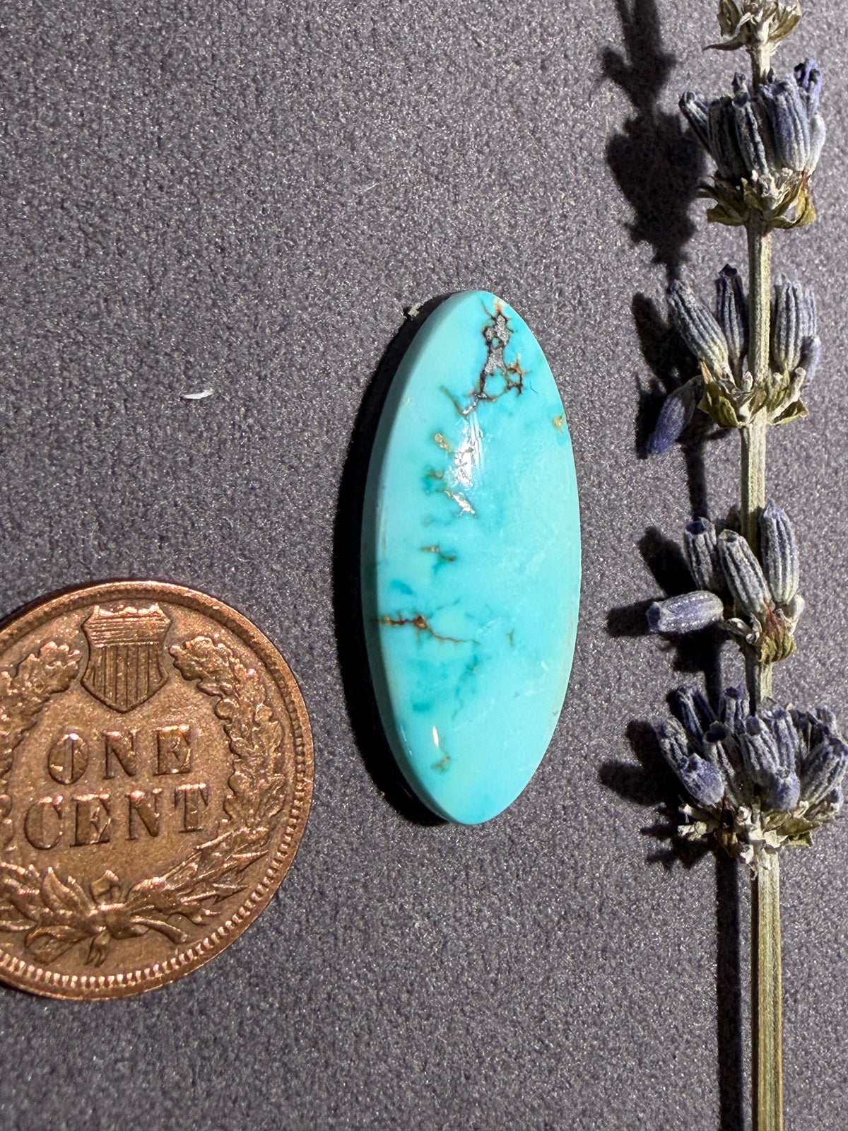 Natural Carico Lake Turquoise is the Real Deal! This is a Stunning Cab! On Sale!