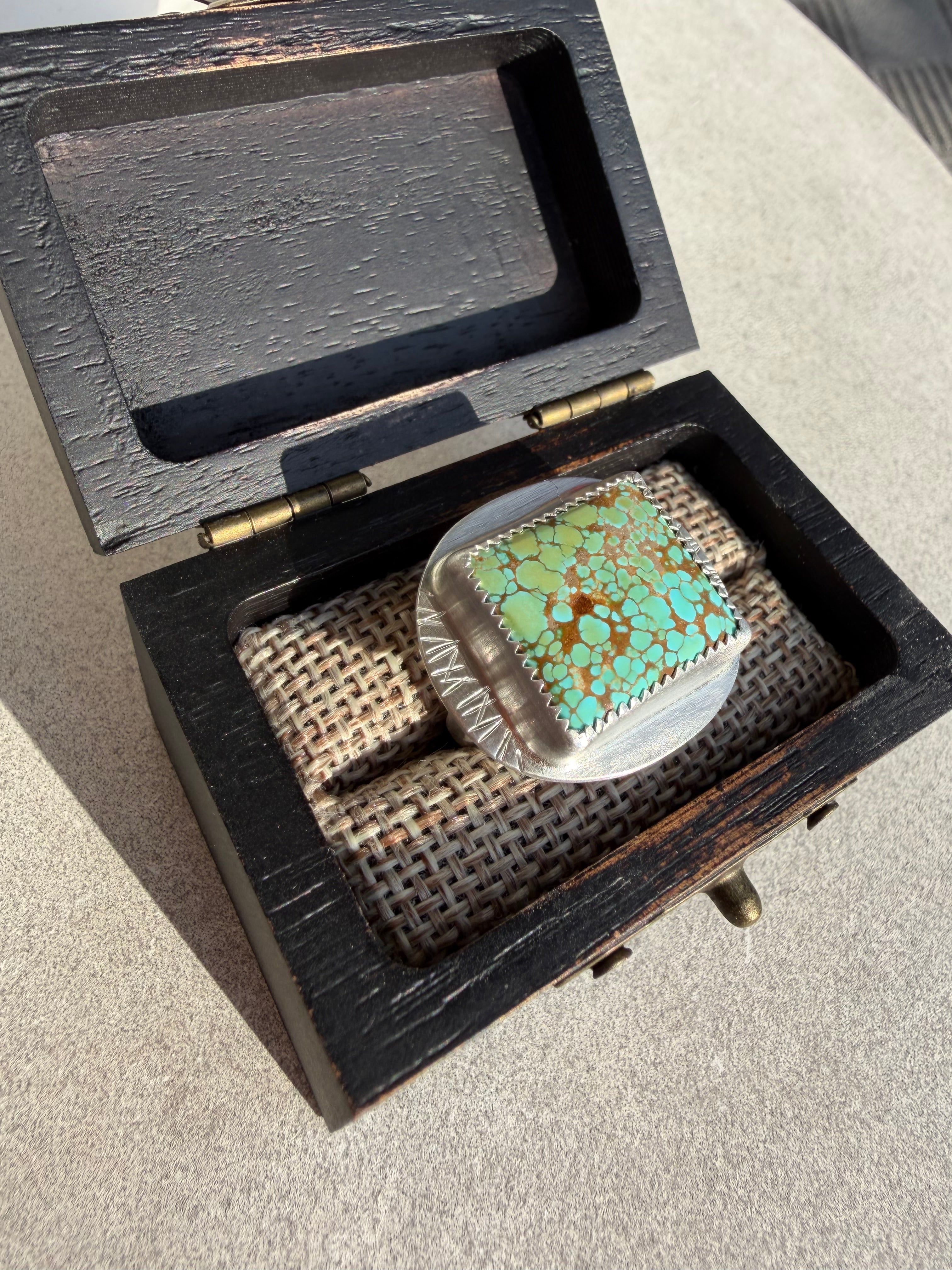 On Sale! Lone Peak Turquoise Ring! Size: 6.5!