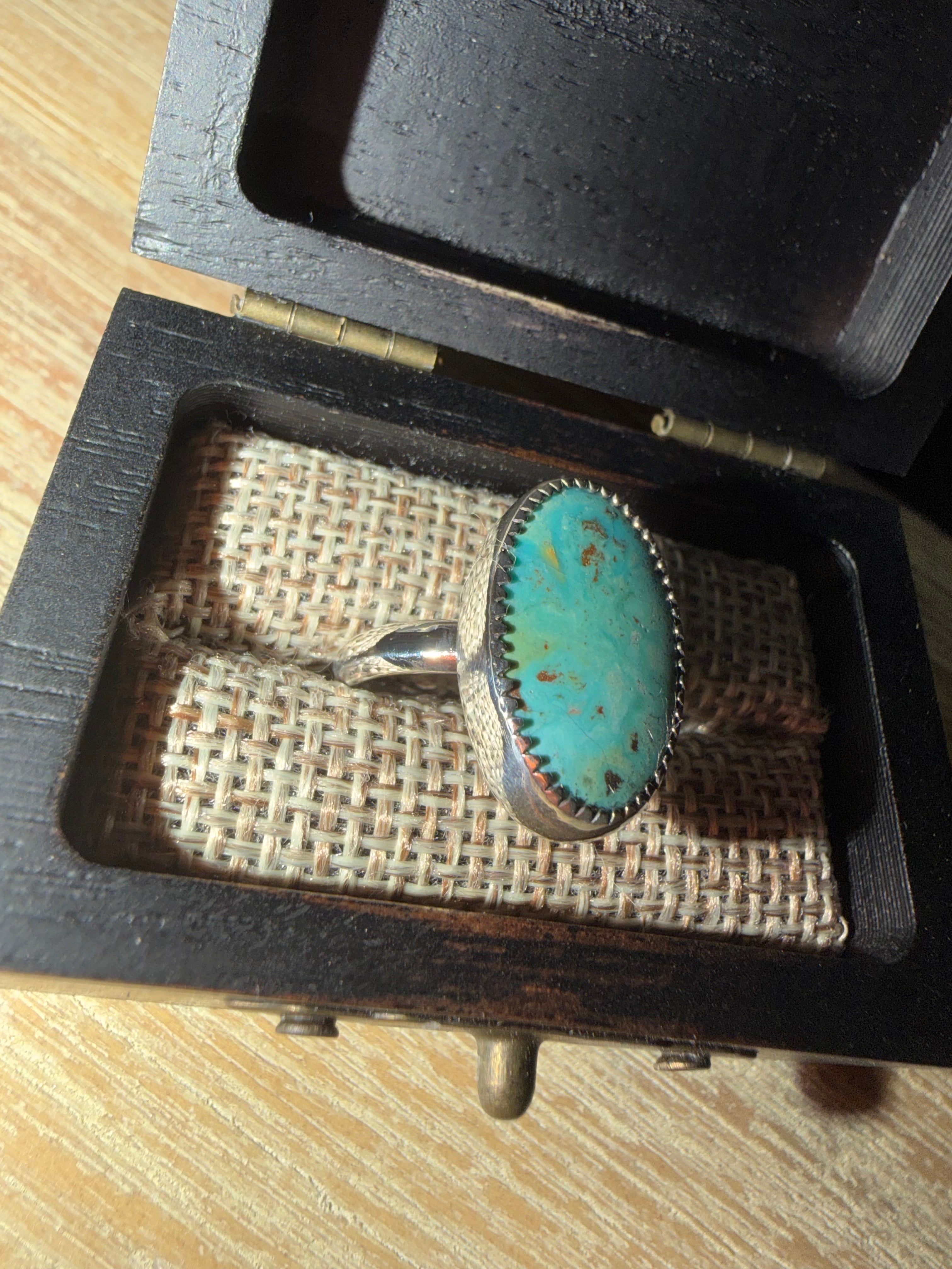 Natural Skyline Turquoise is Simply Stunning set in Sterling Silver!