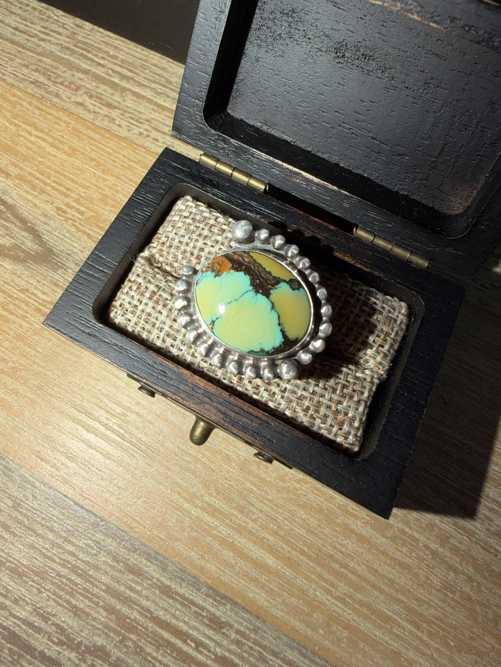 Just Finished This Gorgeous High Grade Hubei Turquoise Ring!!