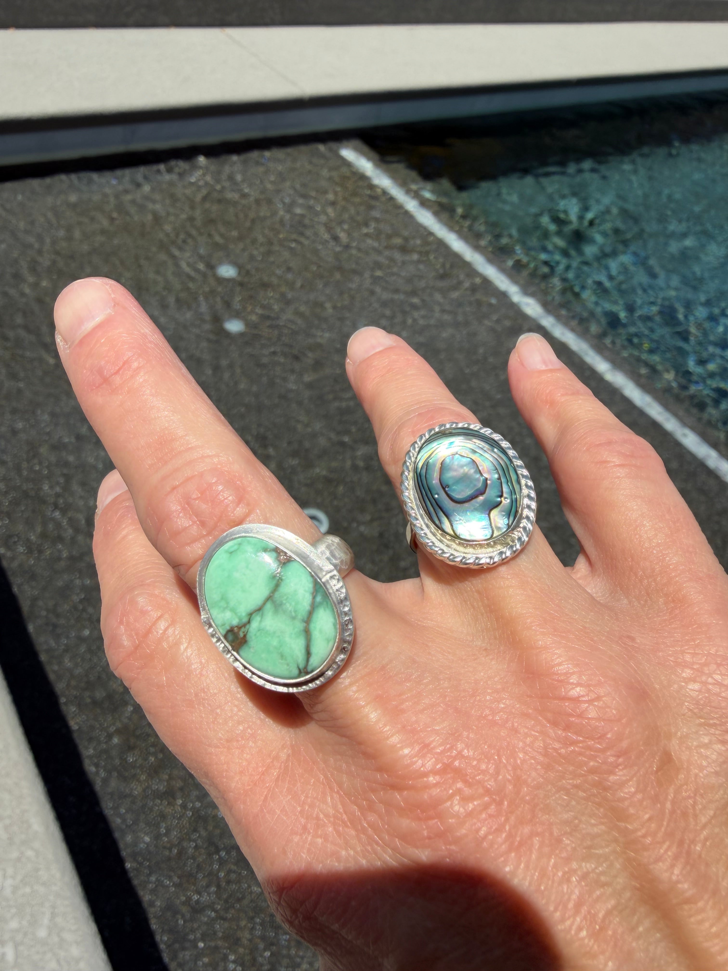 NEW!! Just Added! Damale Variscite and Sterling Silver Ring!! Did you See it Yet?