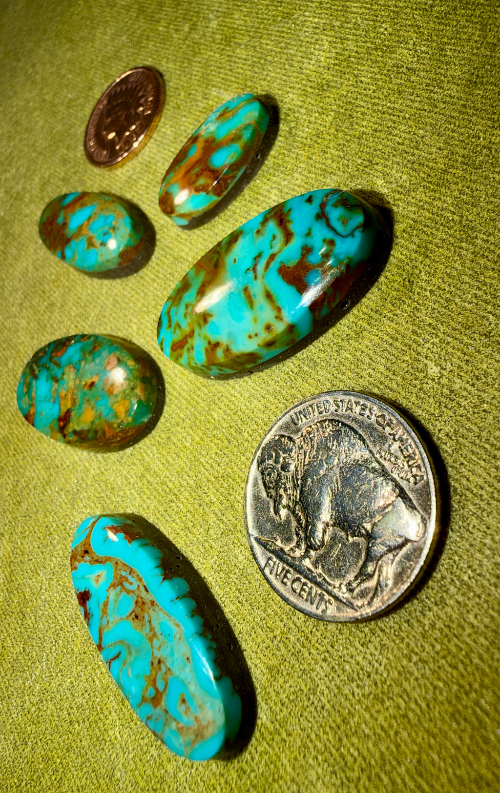 Drop Dead Gorgeous Kingman!! Selling 5 stones in this set! 88.6cts! Price Drop!