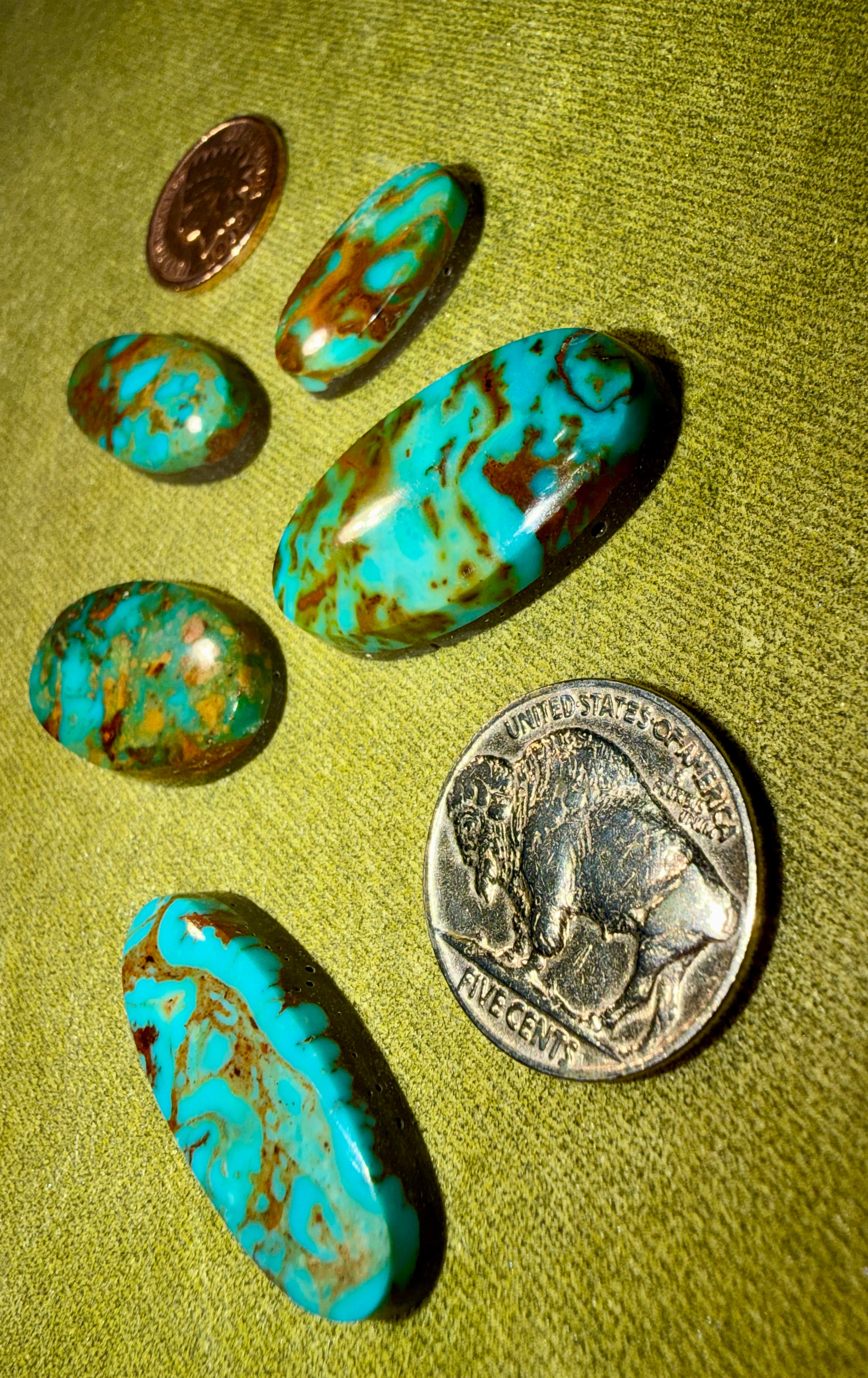 Drop Dead Gorgeous Kingman!! Selling 5 stones in this set! 88.6cts! Price Drop!