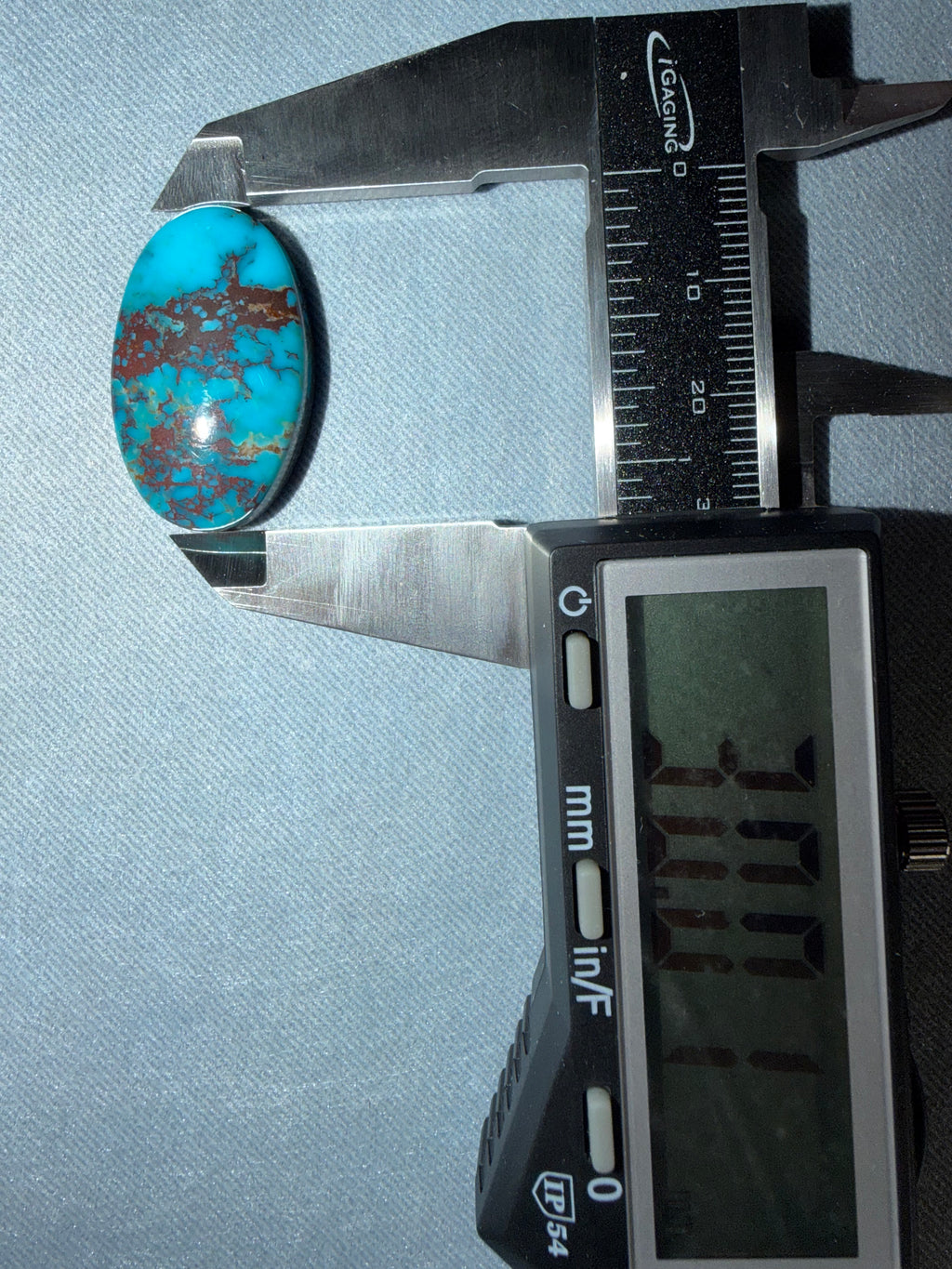 Cloud Mountain Turquoise!!   18.31mm x 30.01mm x 6.19mm !! Price Drop!